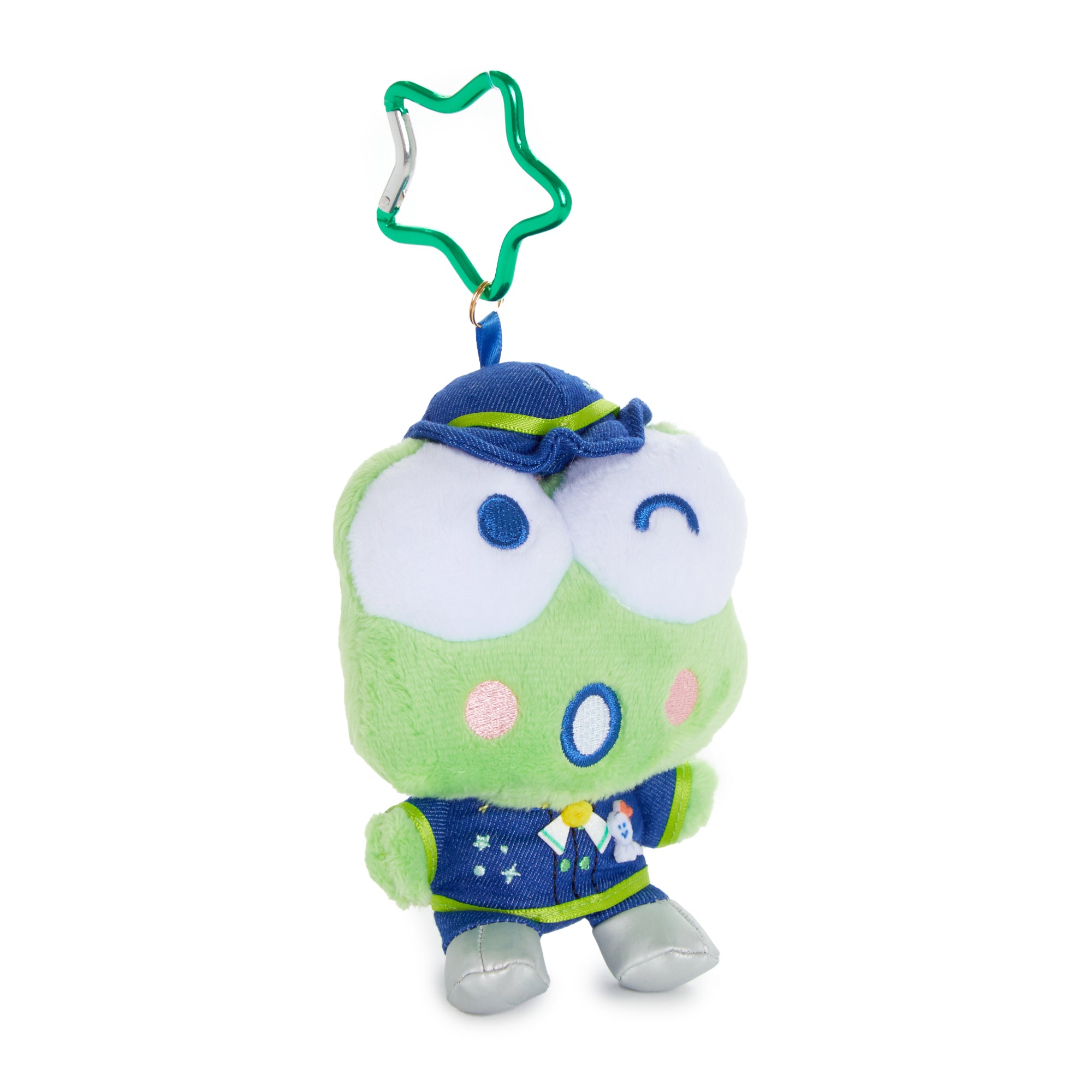Keroppi Plush Mascot Keychain (Hapidanbui Boy Band Series) - Image 3