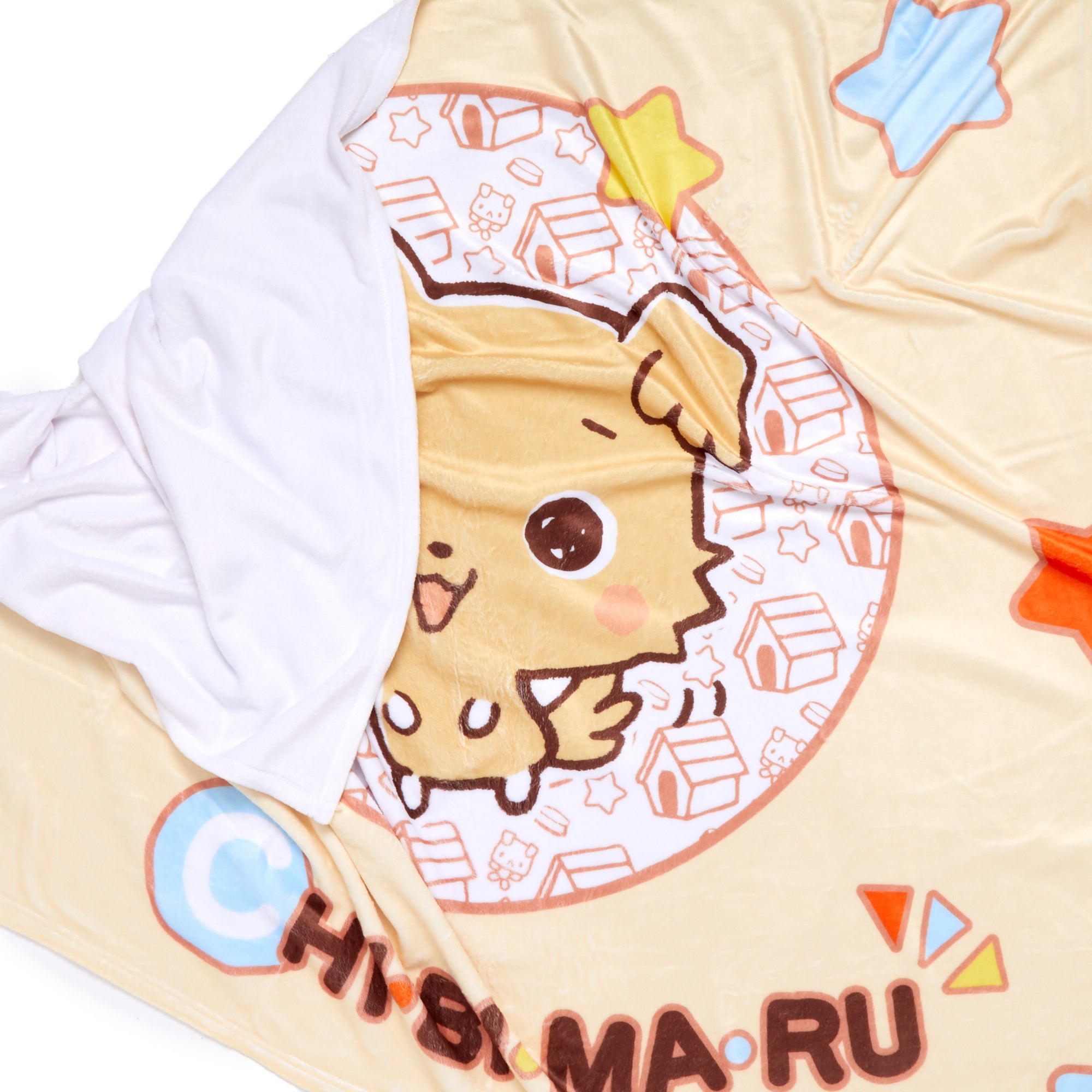 Chibimaru Cheerful Pup Throw Blanket - Image 3