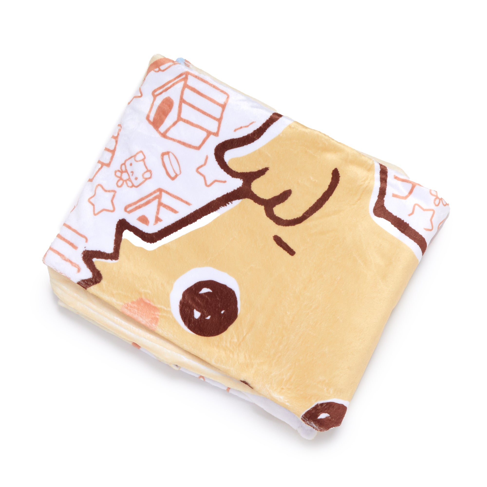Chibimaru Cheerful Pup Throw Blanket - Image 5