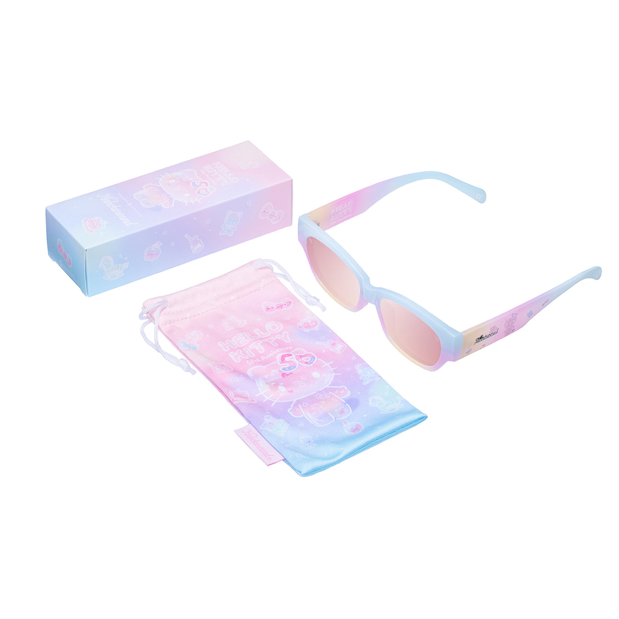 Hello Kitty x Knockaround 50th Anniversary Sunglasses (Junipers) - Image 8