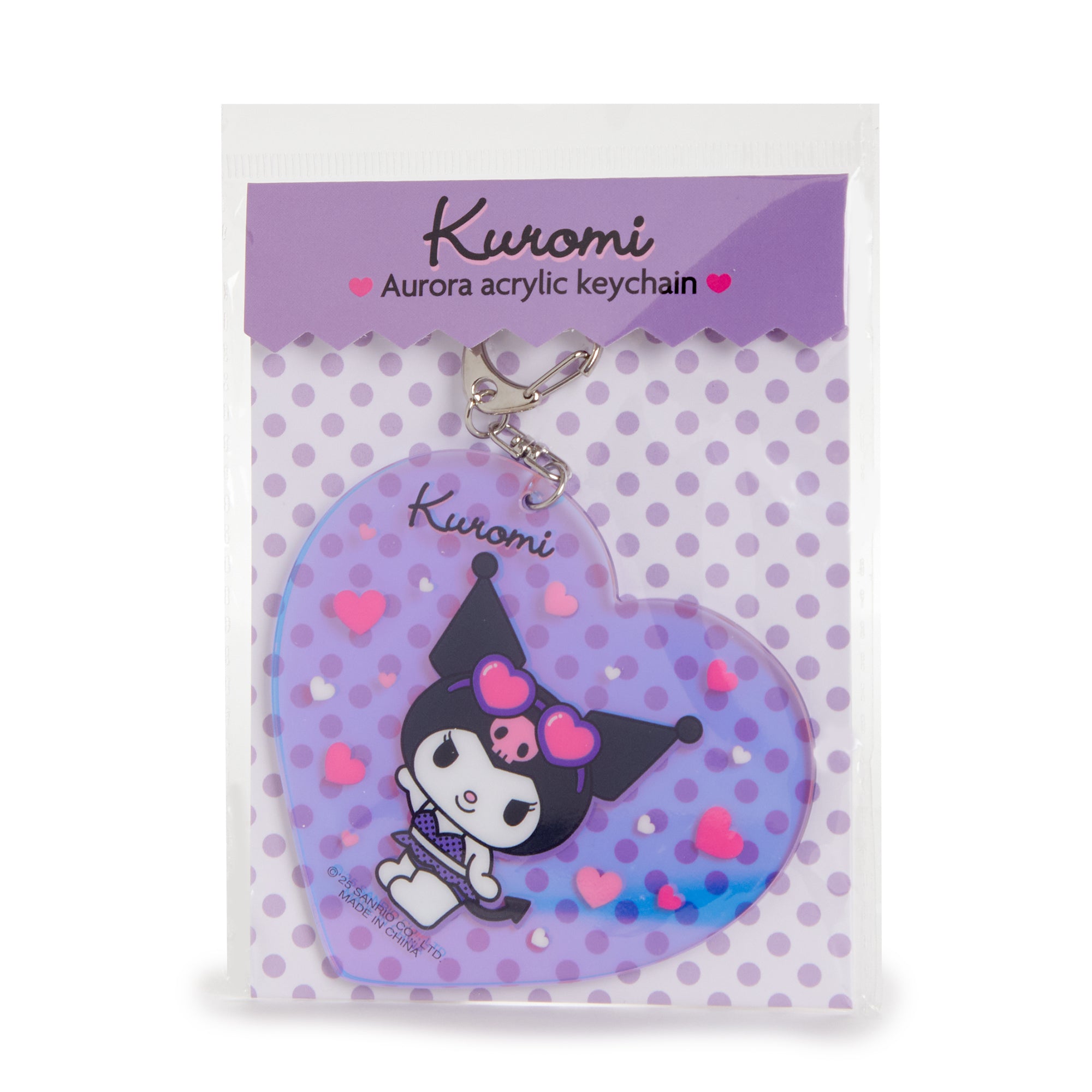 Kuromi Acrylic Keychain (Summer Swim Series) - Image 3