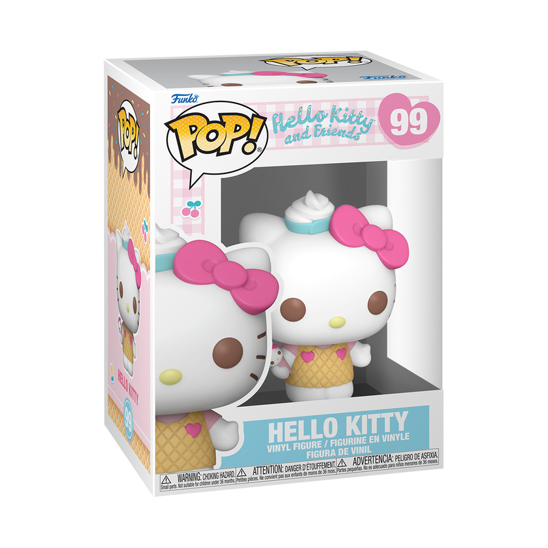 Hello Kitty Ice Cream Funko Pop! (No. 99 Hello Kitty and Friends Series) - Image 3