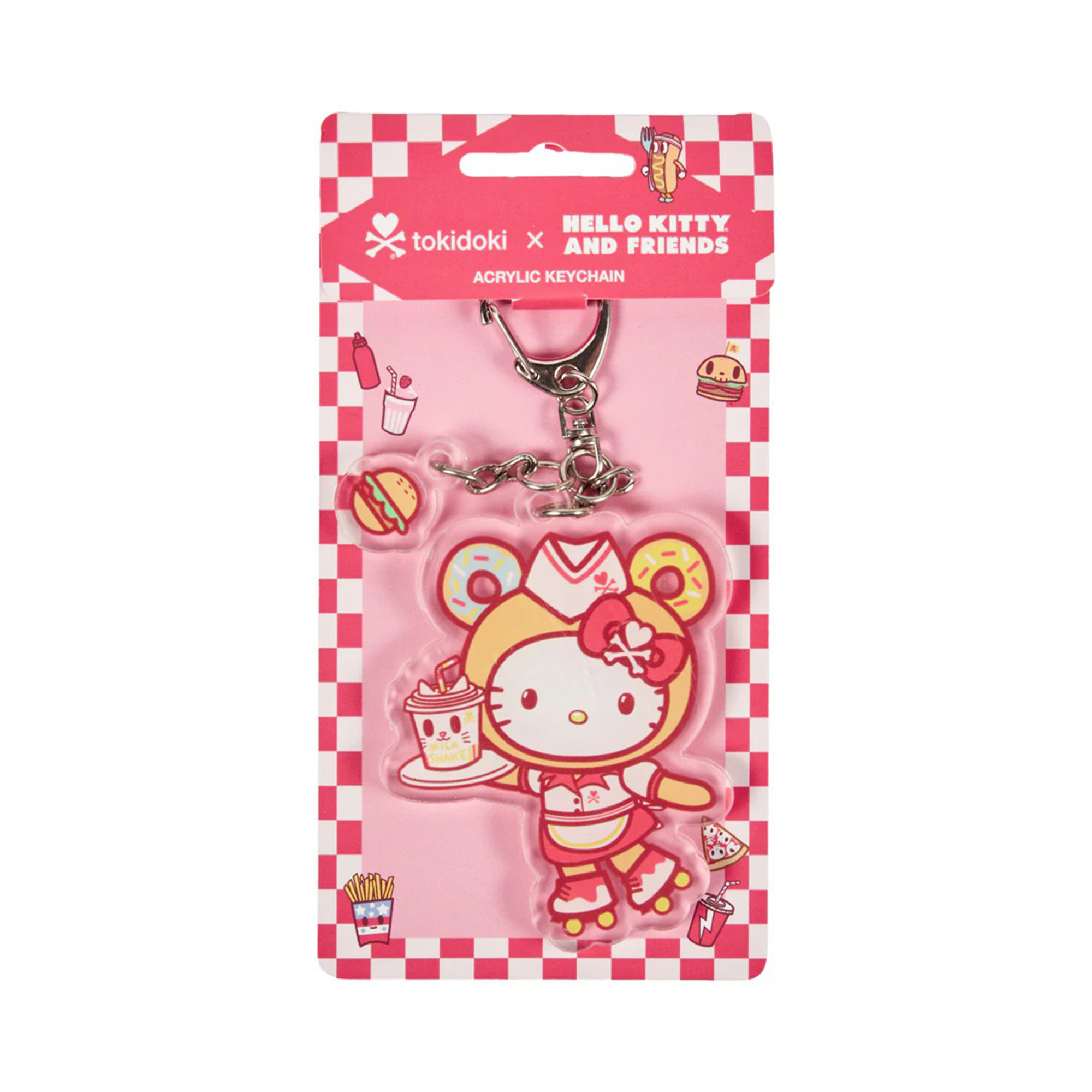 Hello Kitty x Tokidoki Drive-In Acrylic Keychain (Fast Food) - Image 2