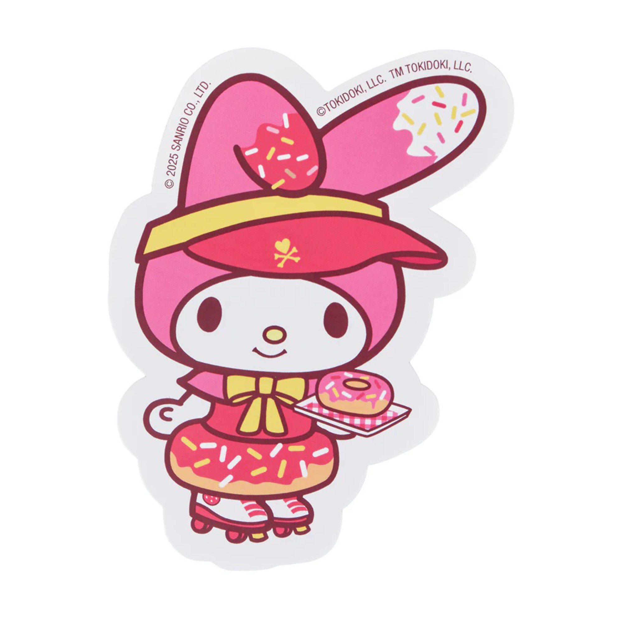 My Melody x Tokidoki Large Sticker (Fast Food) - Image 2