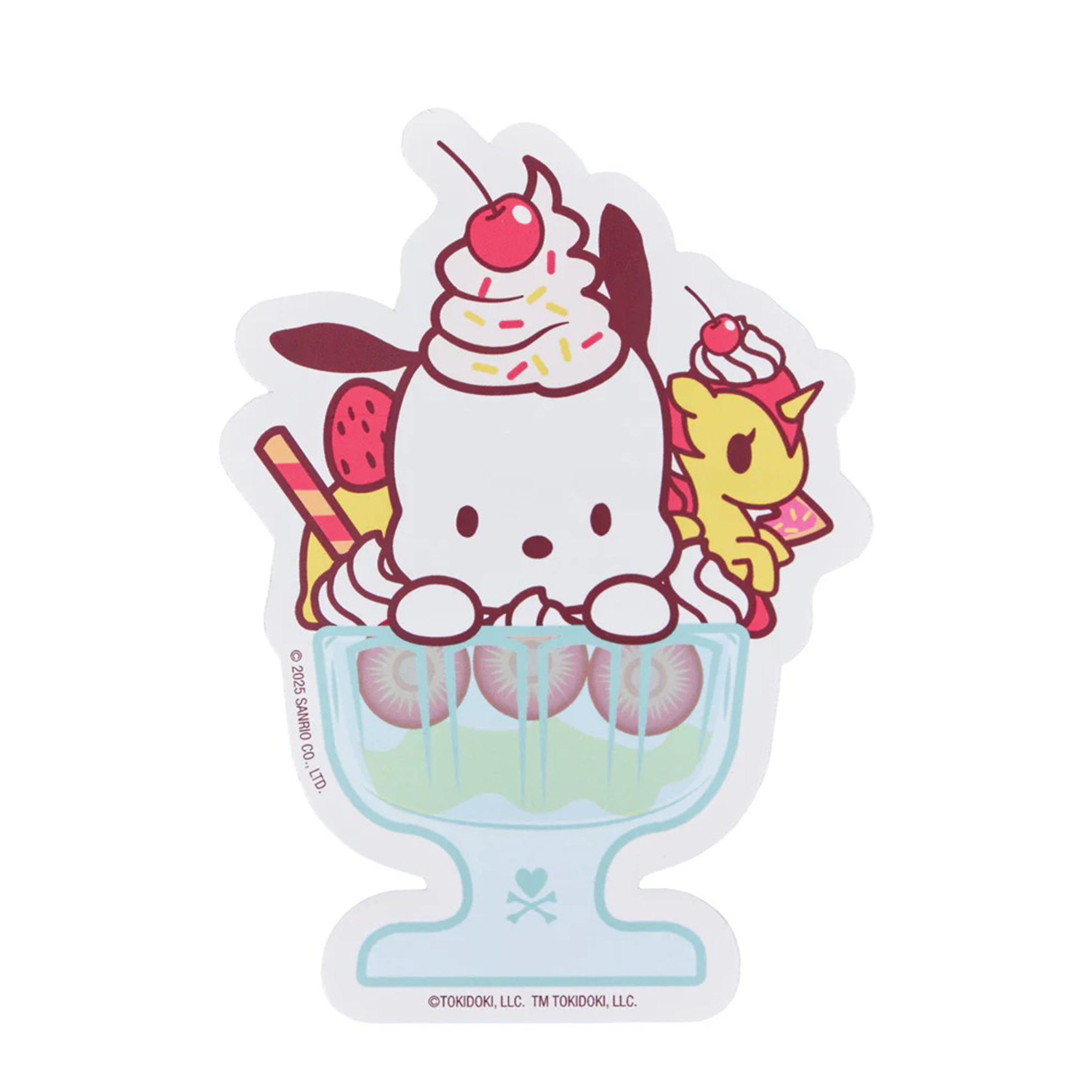 Pochacco x Tokidoki Large Sticker (Fast Food) - Image 2