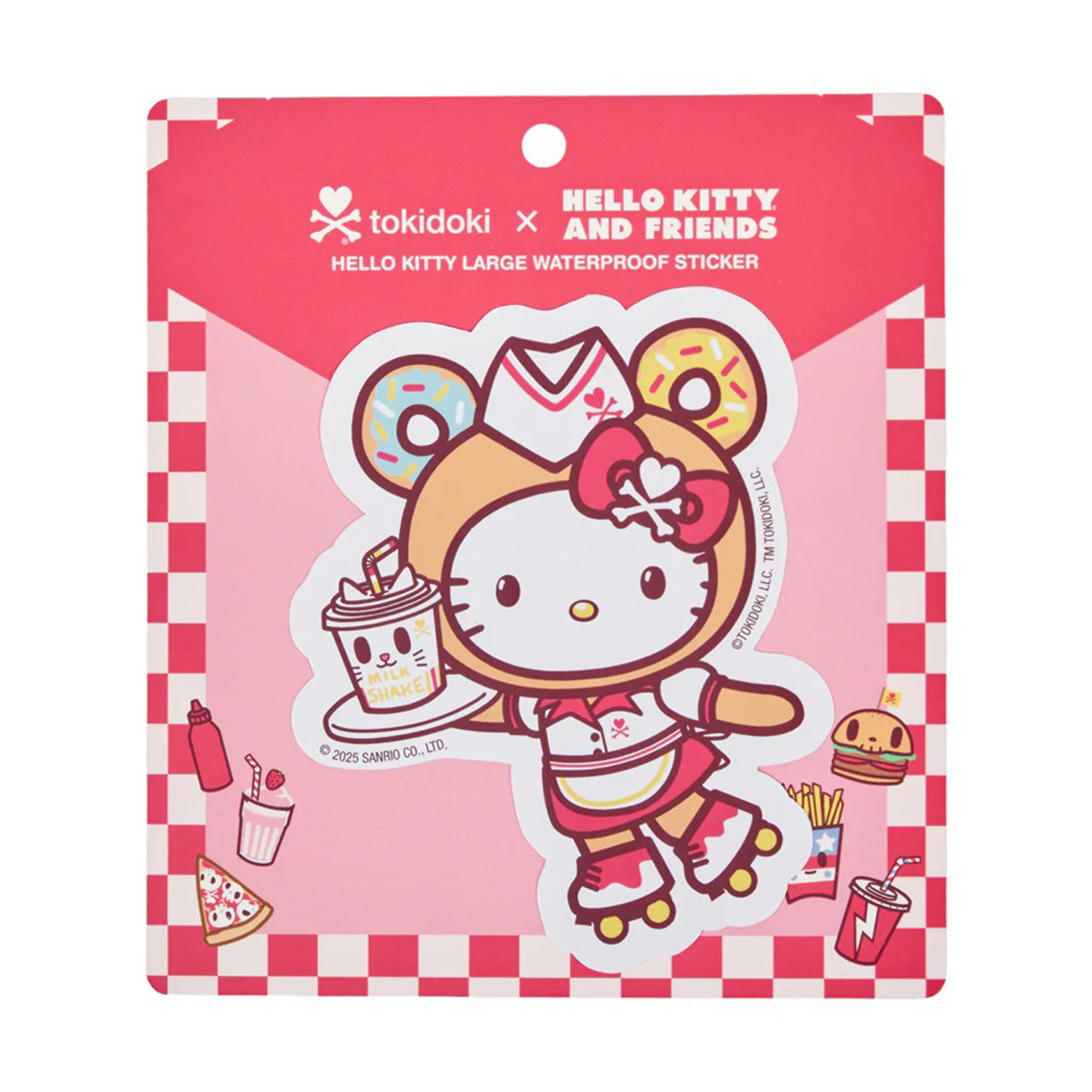 Hello Kitty x Tokidoki Large Sticker (Fast Food)