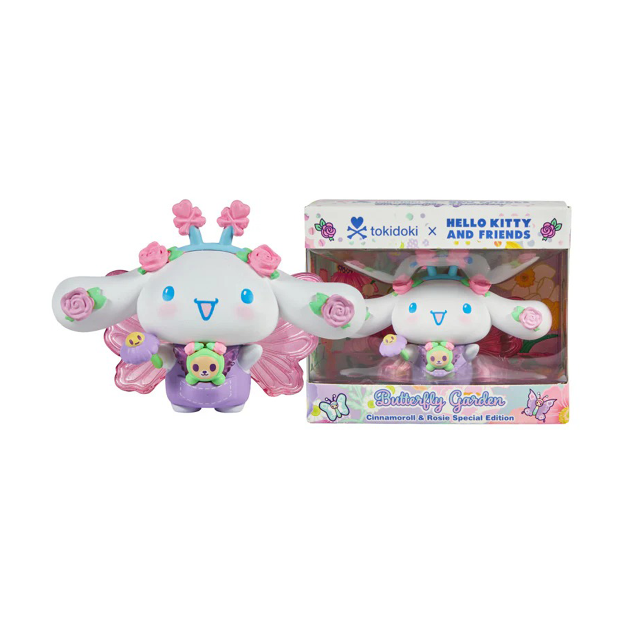 Cinnamoroll x Tokidoki Rosie Butterfly Special Edition Figurine (Butterfly Garden) - Image 2