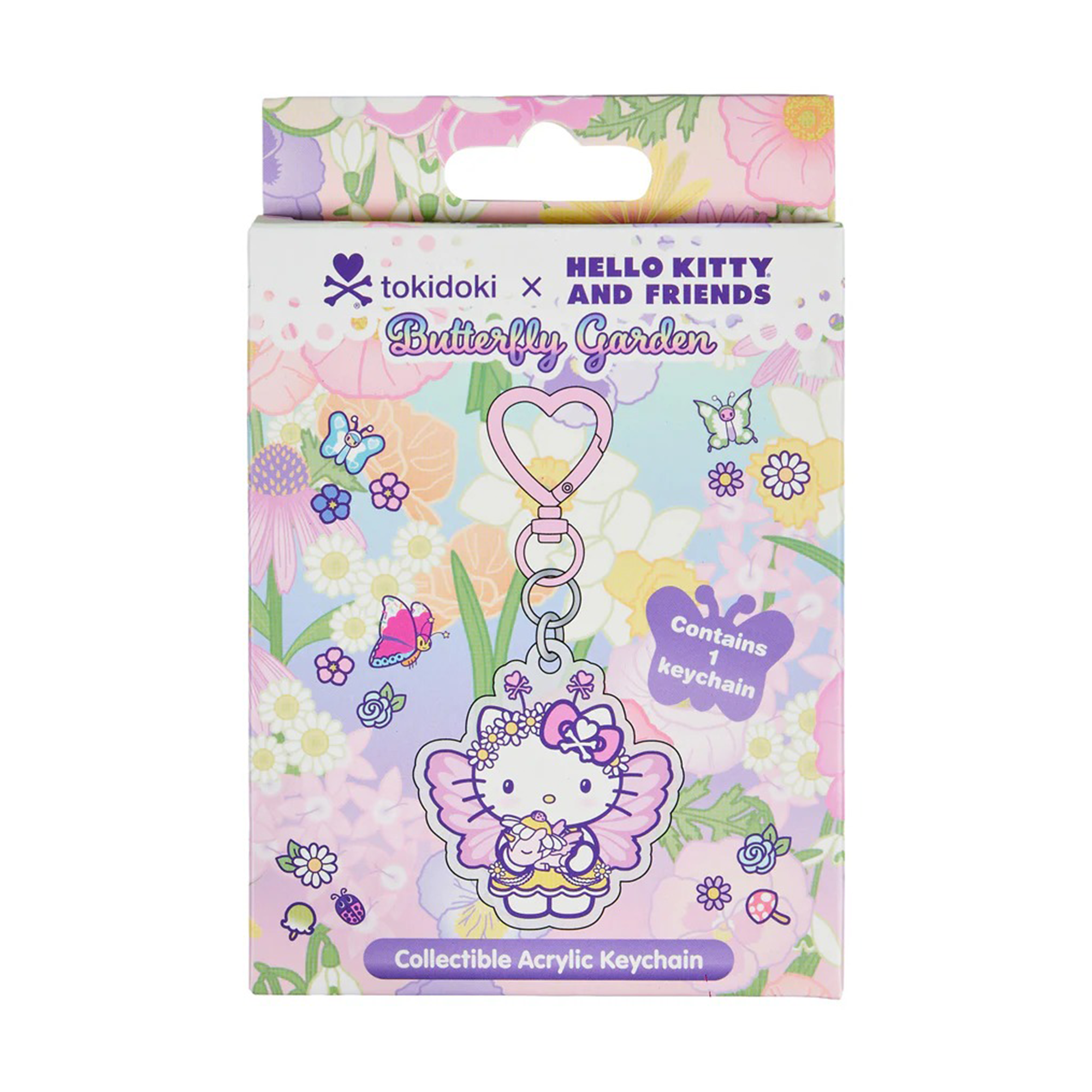 Hello Kitty and Friends x Tokidoki Acrylic Keychain Blind Box (Butterfly Garden) - Image 3