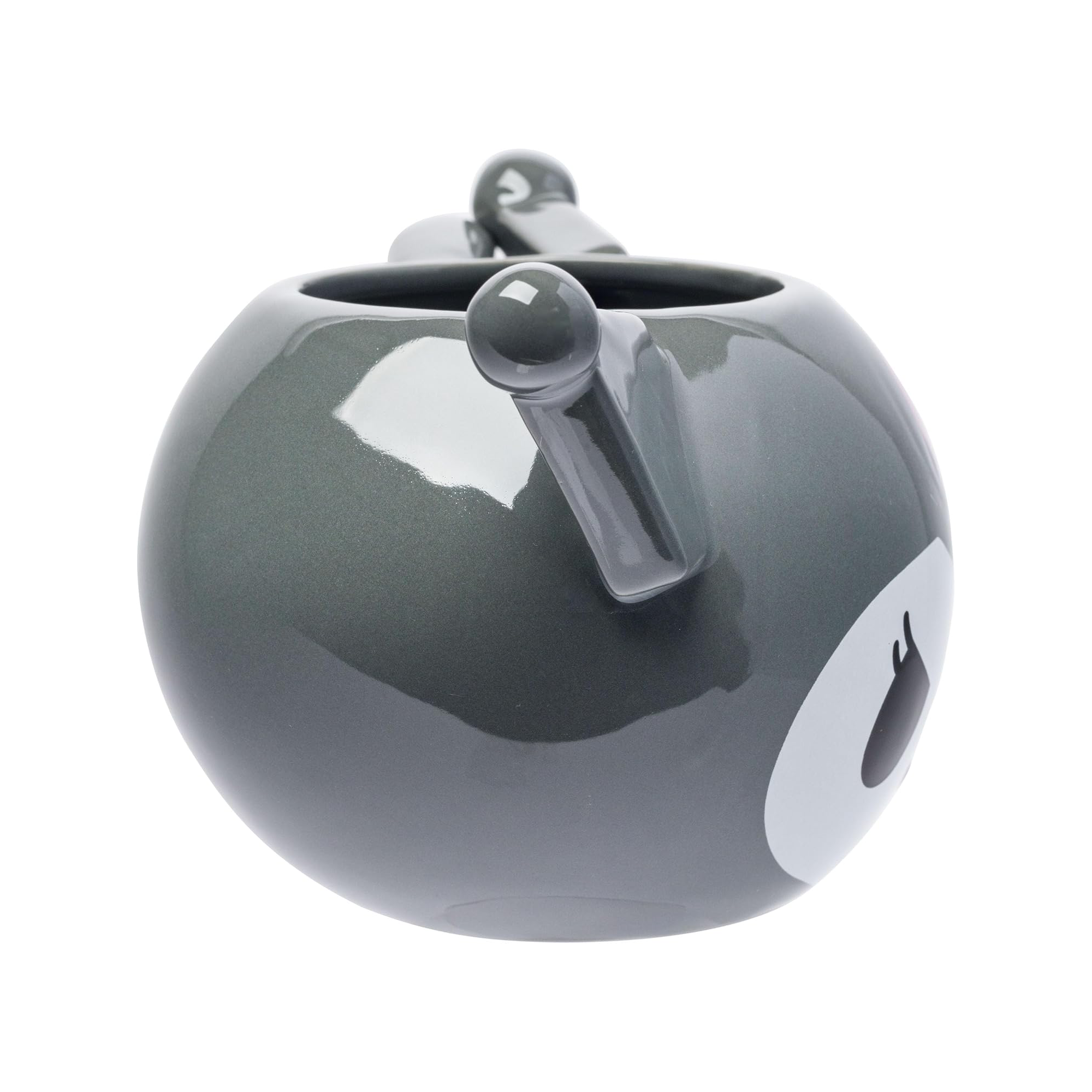 Kuromi Face Sculpted Mug (Gray) - Image 4