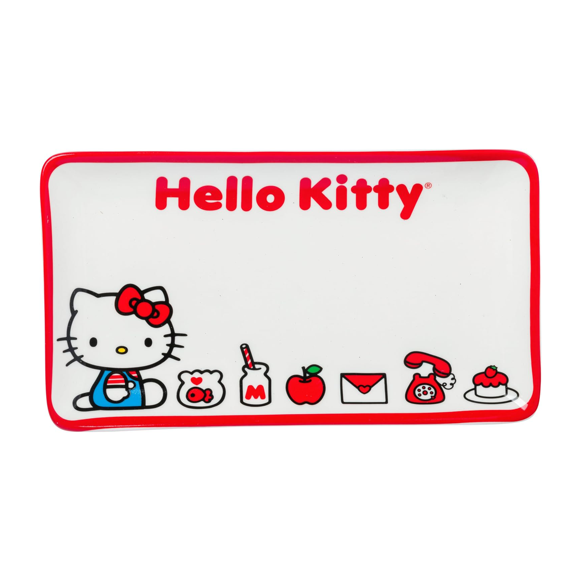 Hello Kitty Ceramic 3-pc Sushi Set (Classic Milk Bottle) - Image 3