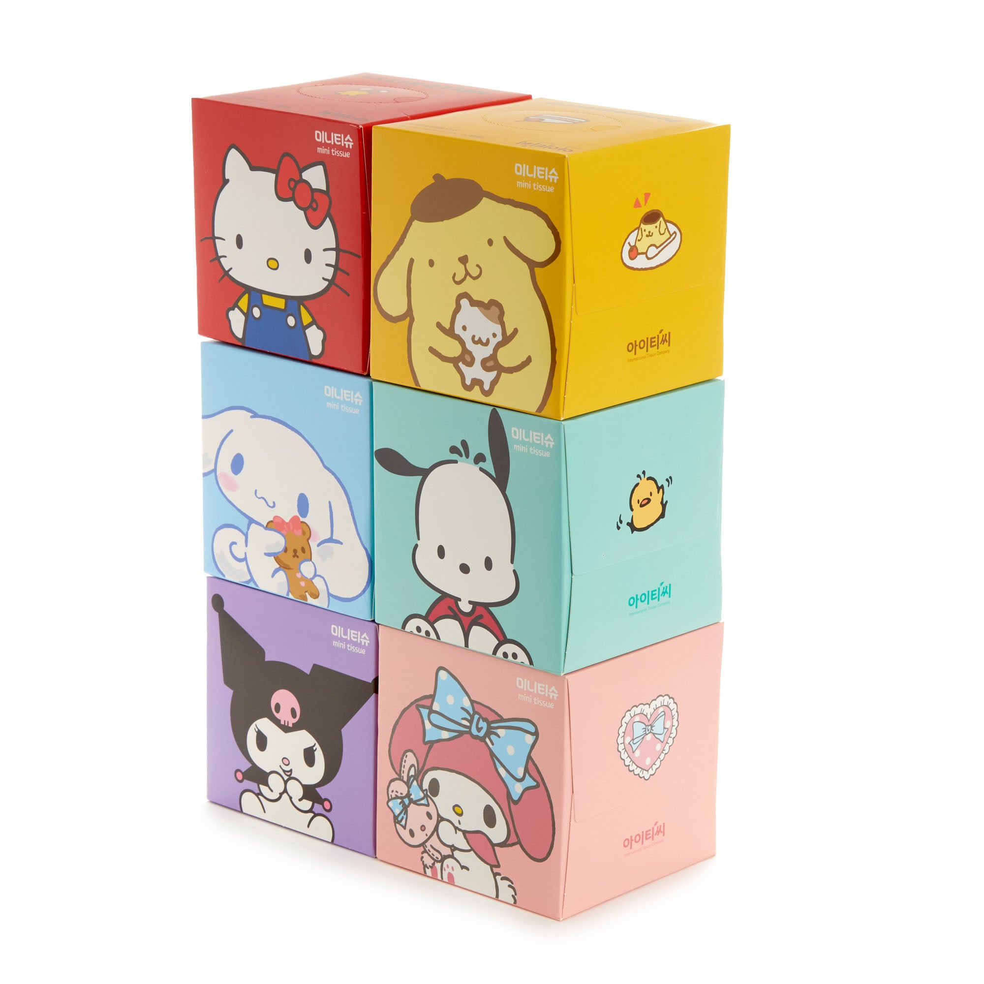 Hello Kitty and Friends Facial 2-Ply Mini Tissue Boxes (Pack of 6) - Image 5