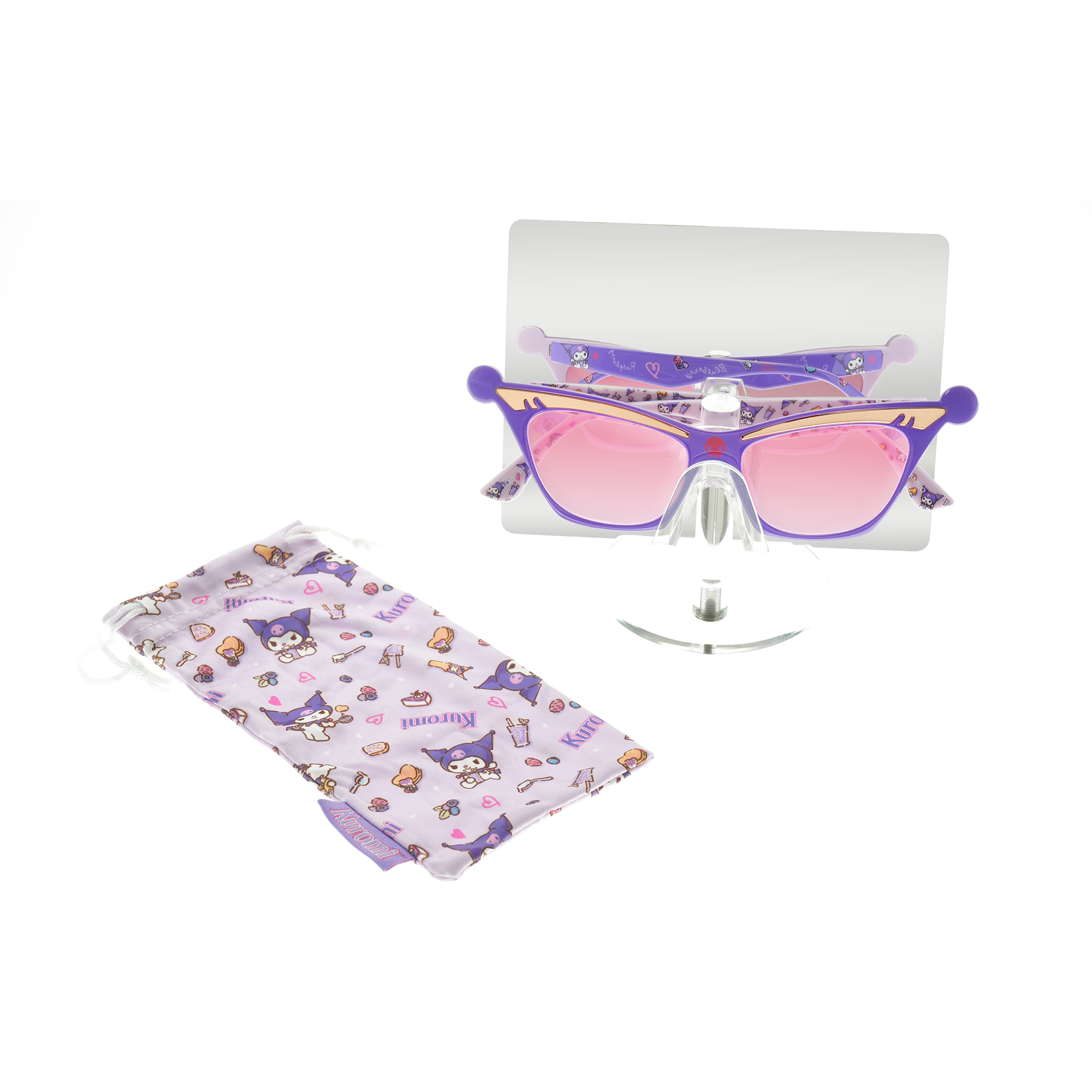 Kuromi x Sunscape Eyewear Smoothie Sunglasses - Image 4