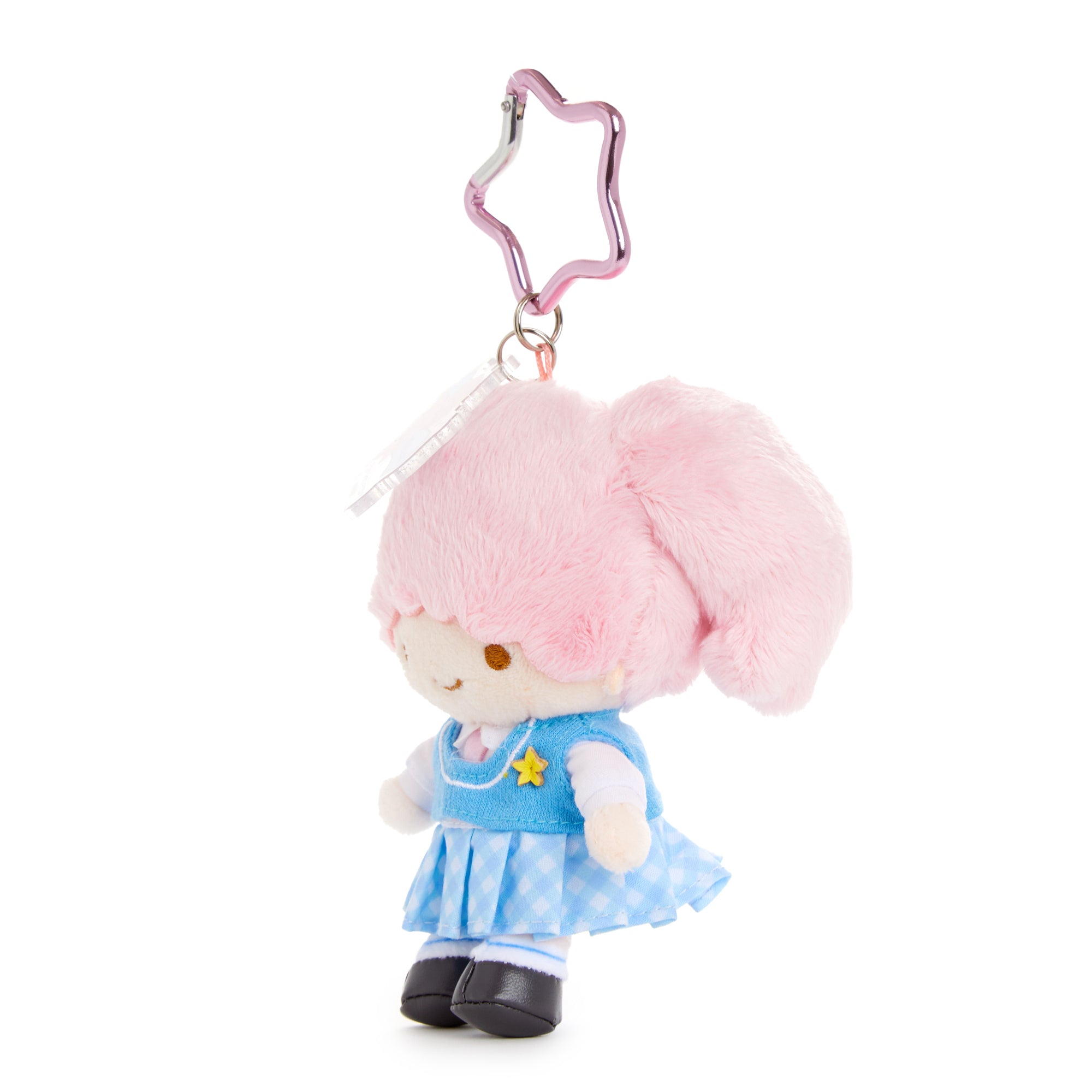 LittleTwinStars Lala Uniform Check Plush Mascot Keychains (50th Anniversary Series) - Image 2