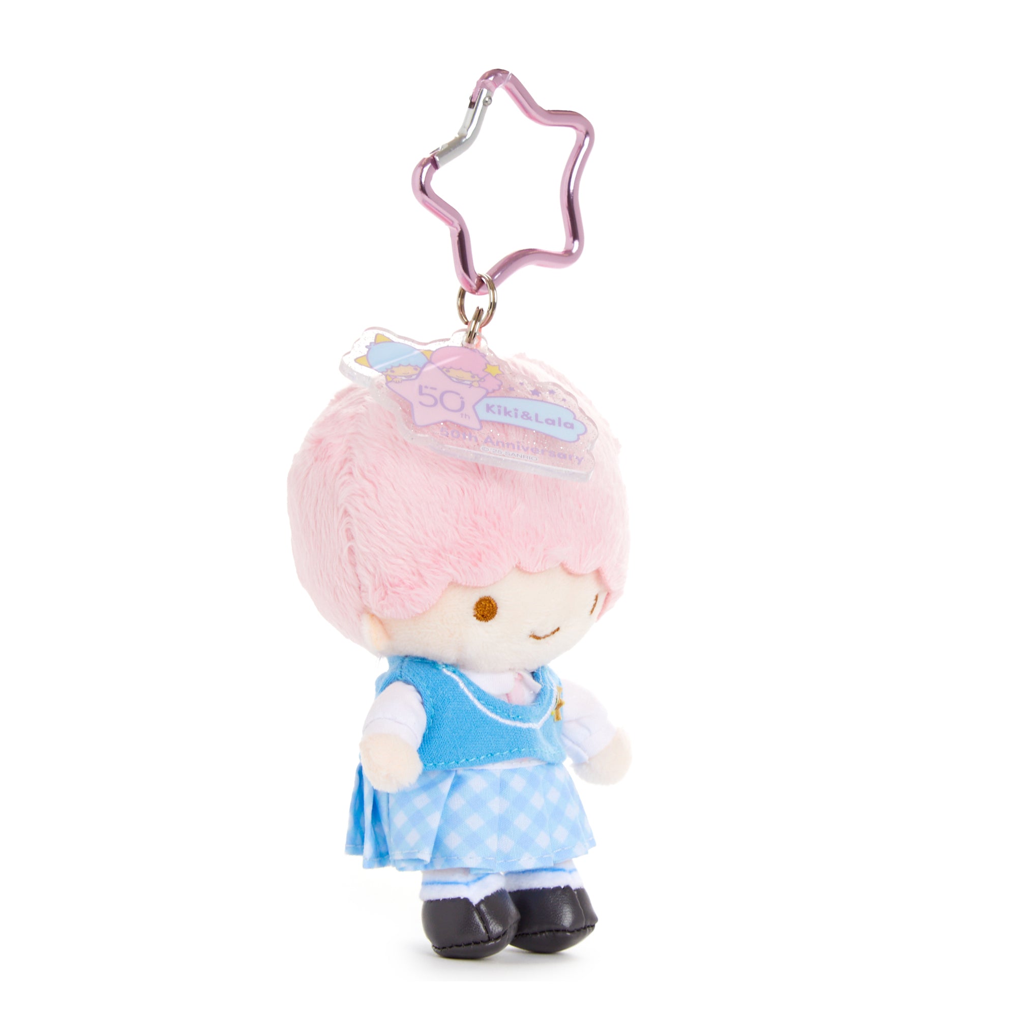 LittleTwinStars Lala Uniform Check Plush Mascot Keychains (50th Anniversary Series) - Image 3
