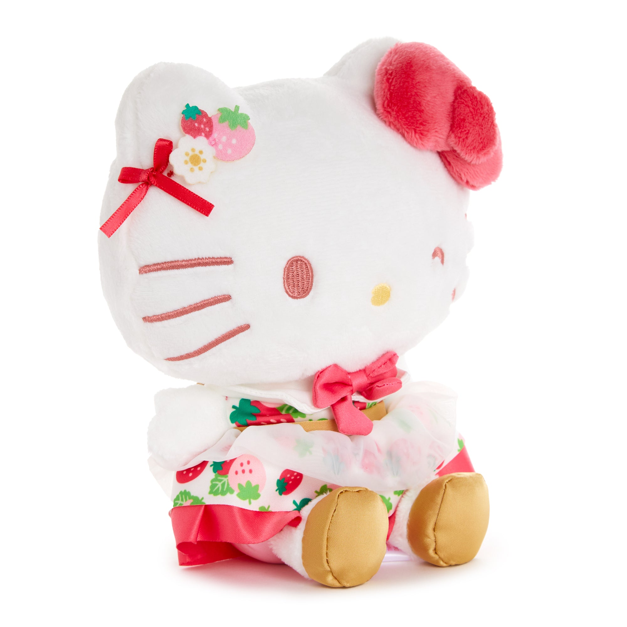 Hello Kitty 8 Plush (Strawberry News 50th Anniversary) - Image 2