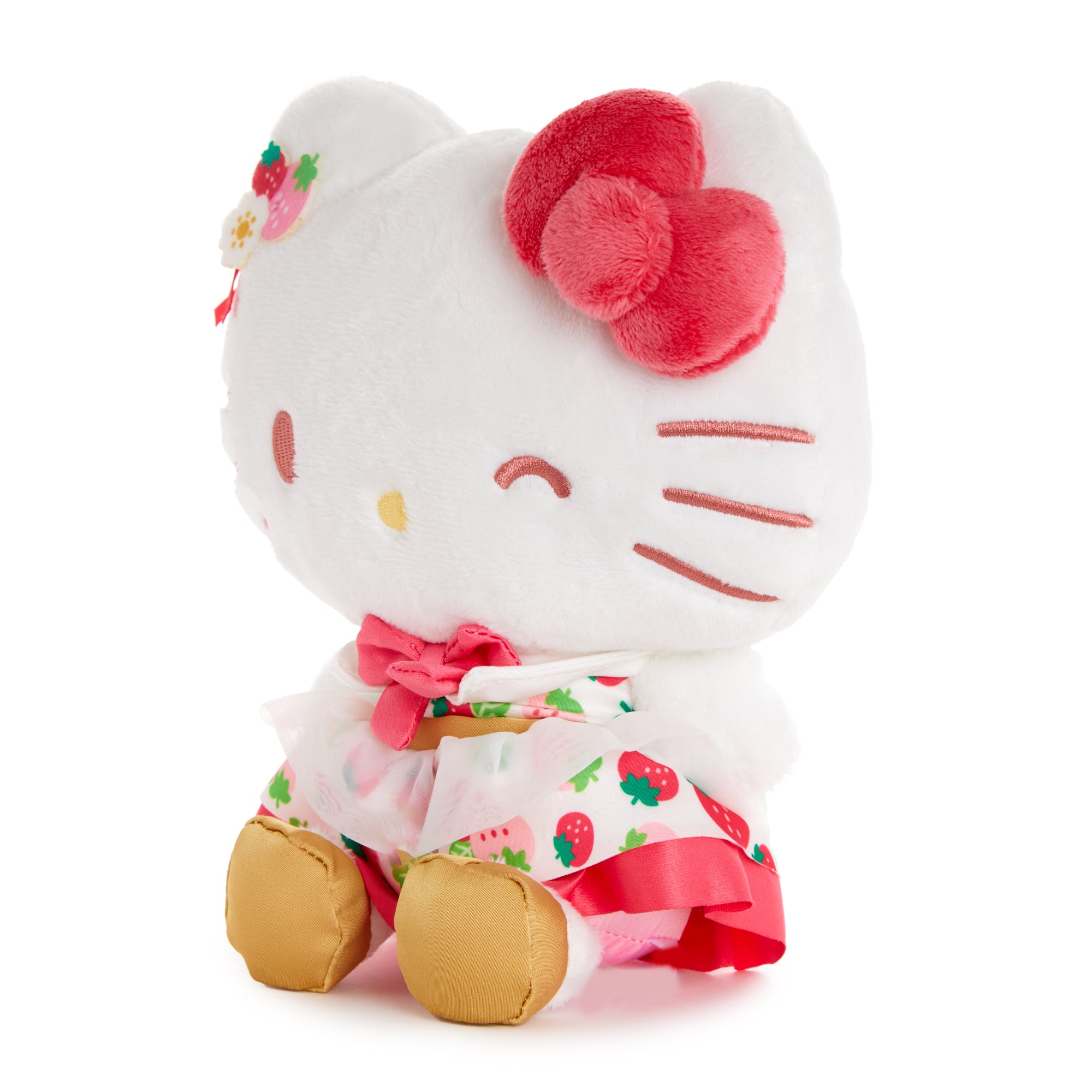 Hello Kitty 8 Plush (Strawberry News 50th Anniversary) - Image 3