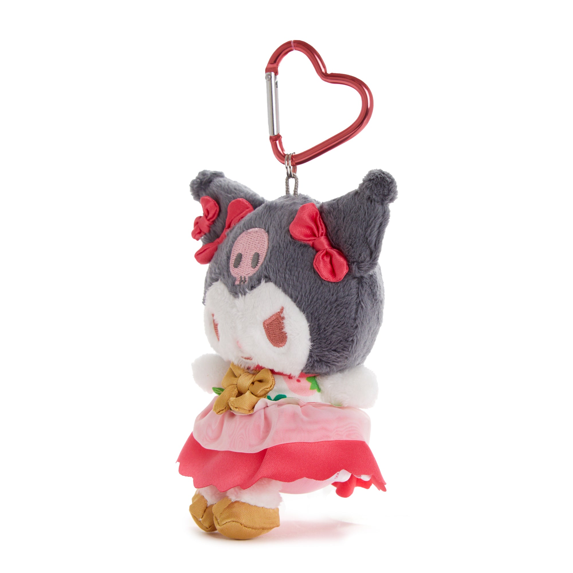 Kuromi Plush Mascot Keychain (Strawberry News 50th Anniversary) - Image 3