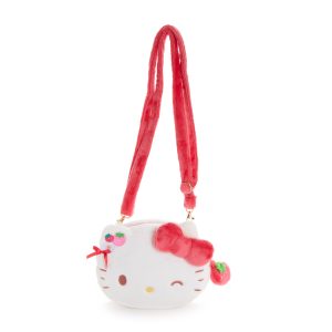 Hello Kitty Plush Crossbody Bag (Strawberry News 50th Anniversary)