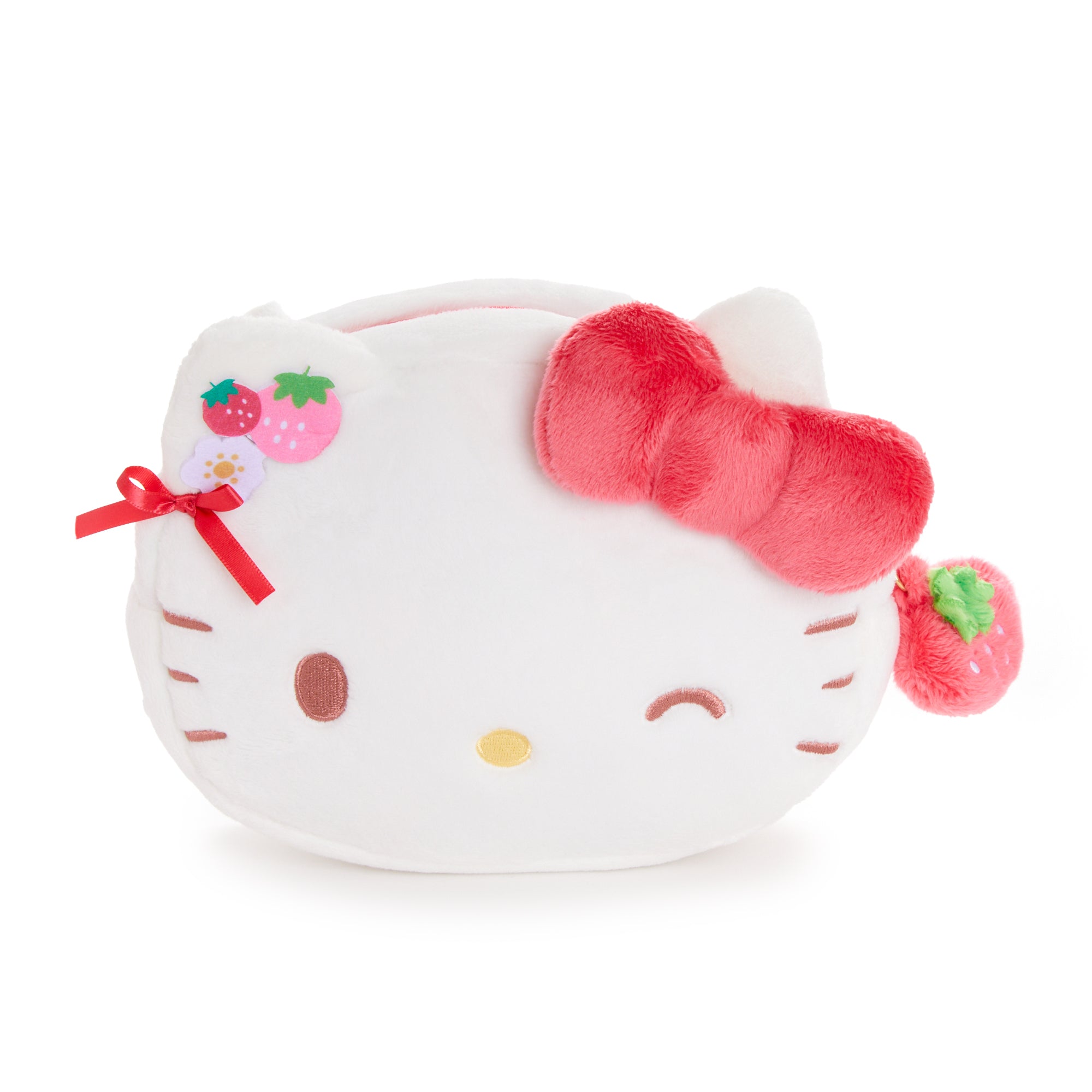 Hello Kitty Plush Crossbody Bag (Strawberry News 50th Anniversary) - Image 3