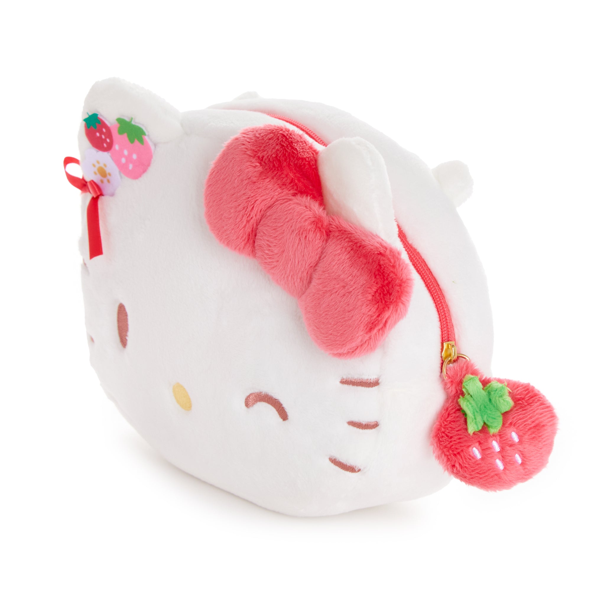 Hello Kitty Plush Crossbody Bag (Strawberry News 50th Anniversary) - Image 4