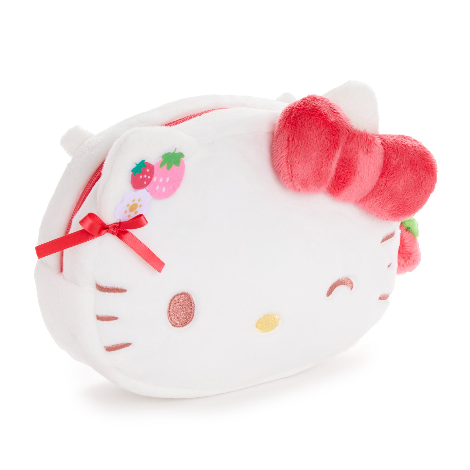 Hello Kitty Plush Crossbody Bag (Strawberry News 50th Anniversary) - Image 5
