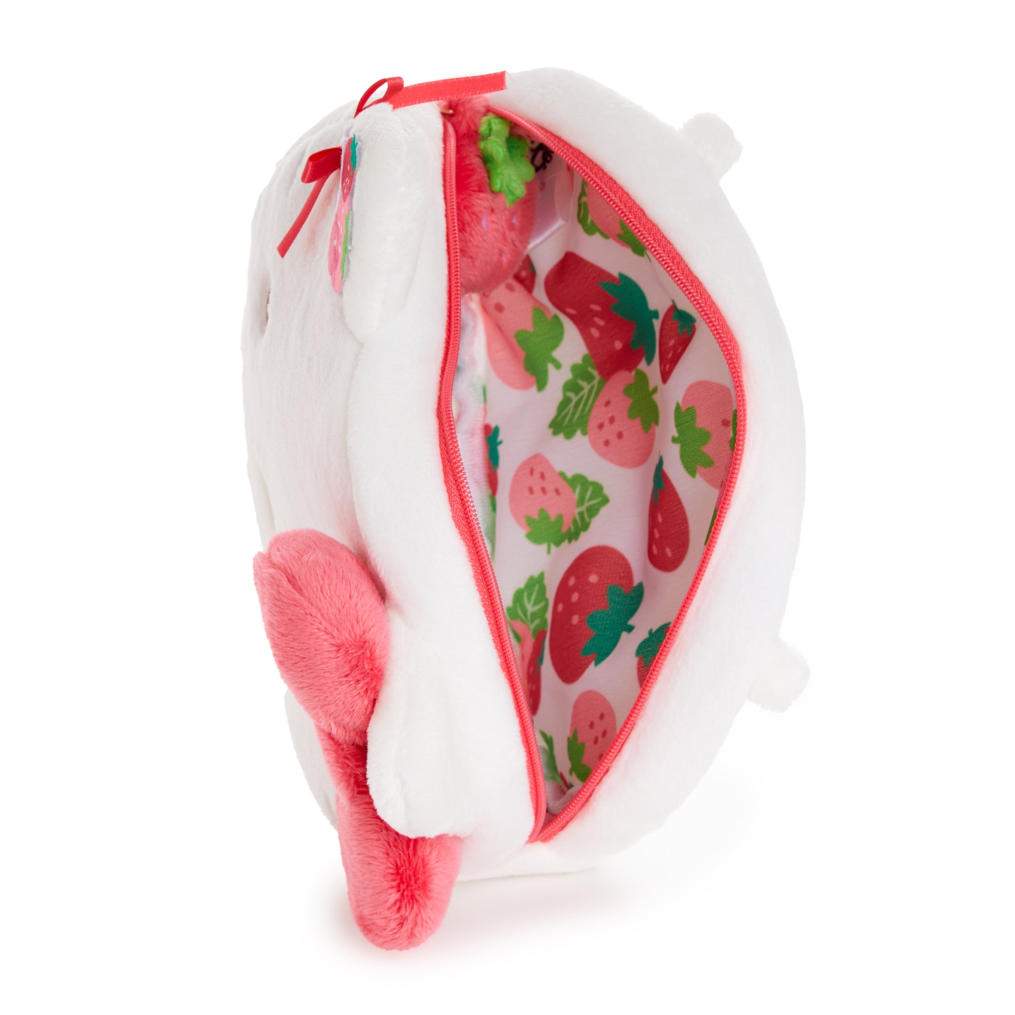 Hello Kitty Plush Crossbody Bag (Strawberry News 50th Anniversary) - Image 8
