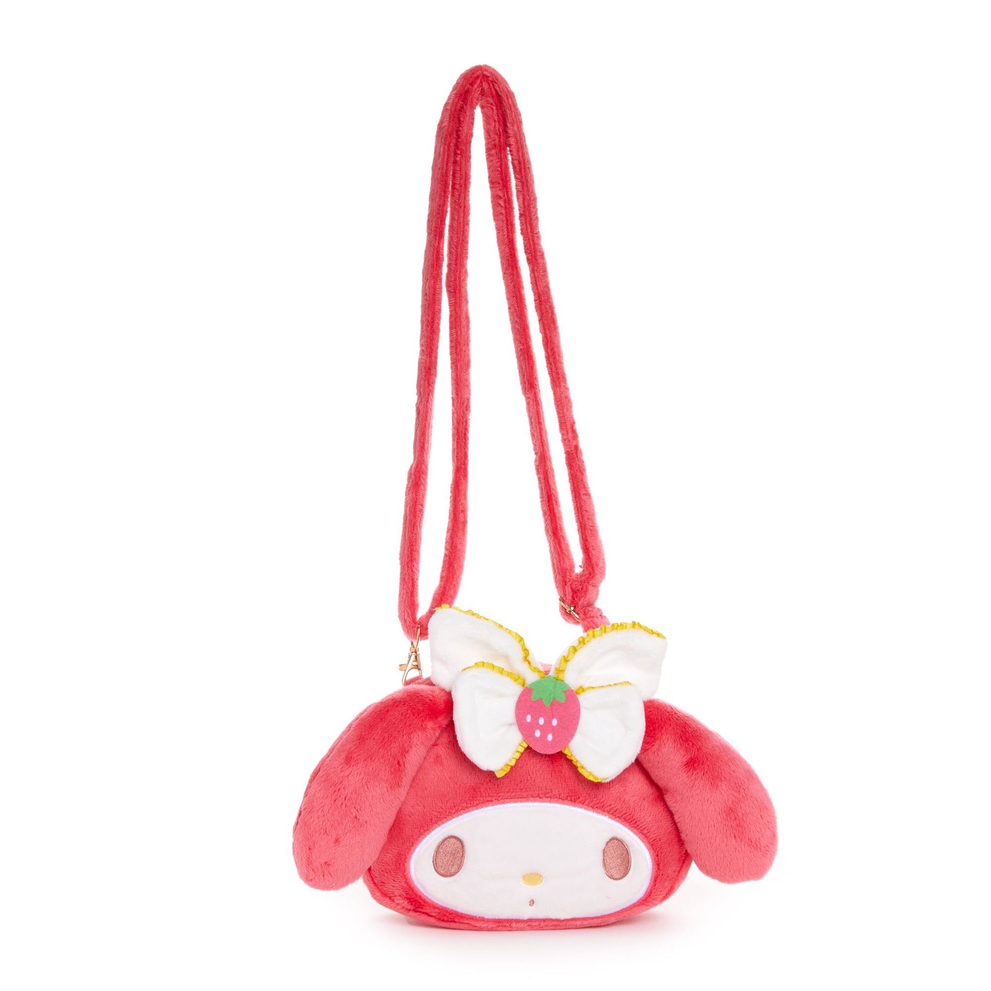 My Melody Plush Crossbody Bag (Strawberry News 50th Anniversary)