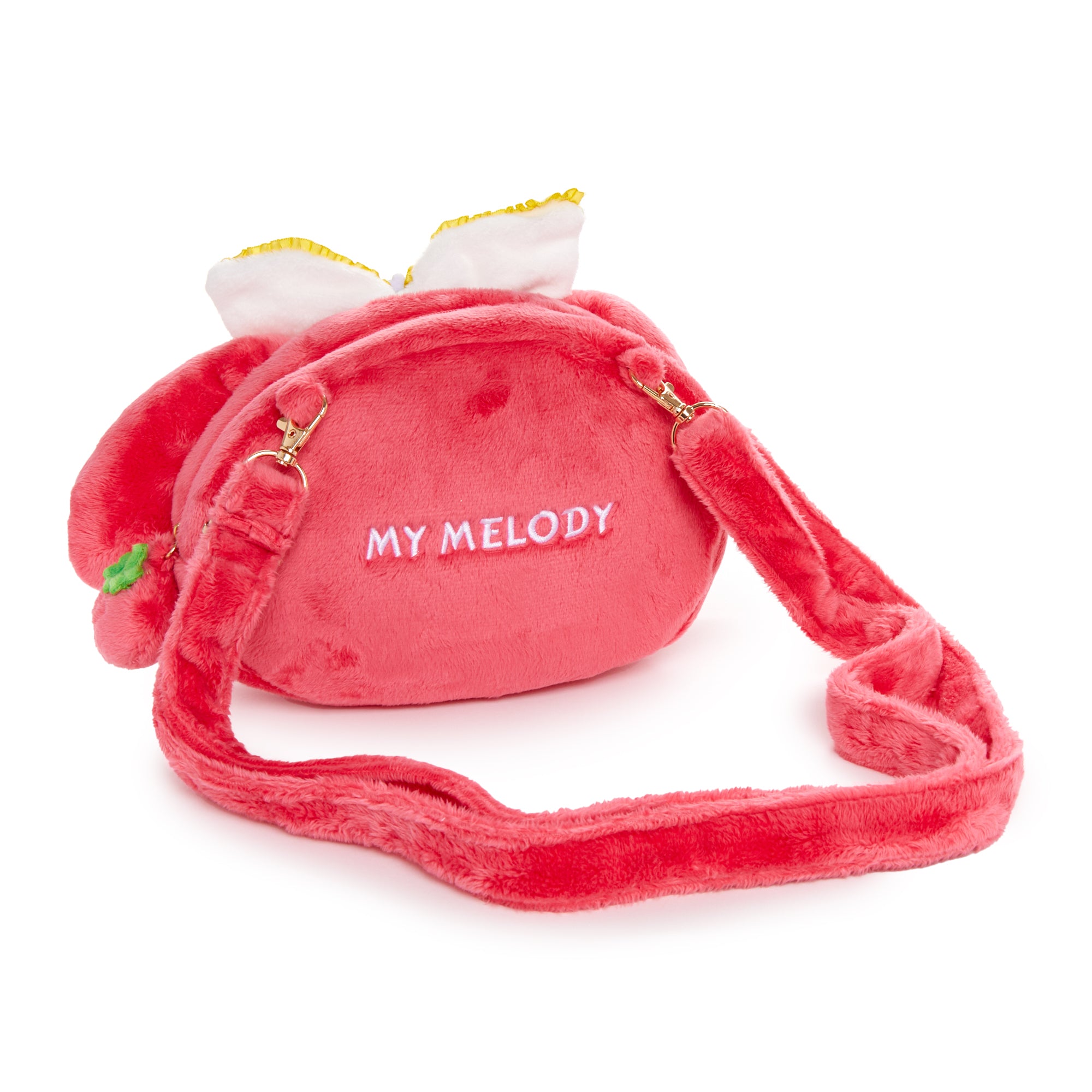 My Melody Plush Crossbody Bag (Strawberry News 50th Anniversary) - Image 2