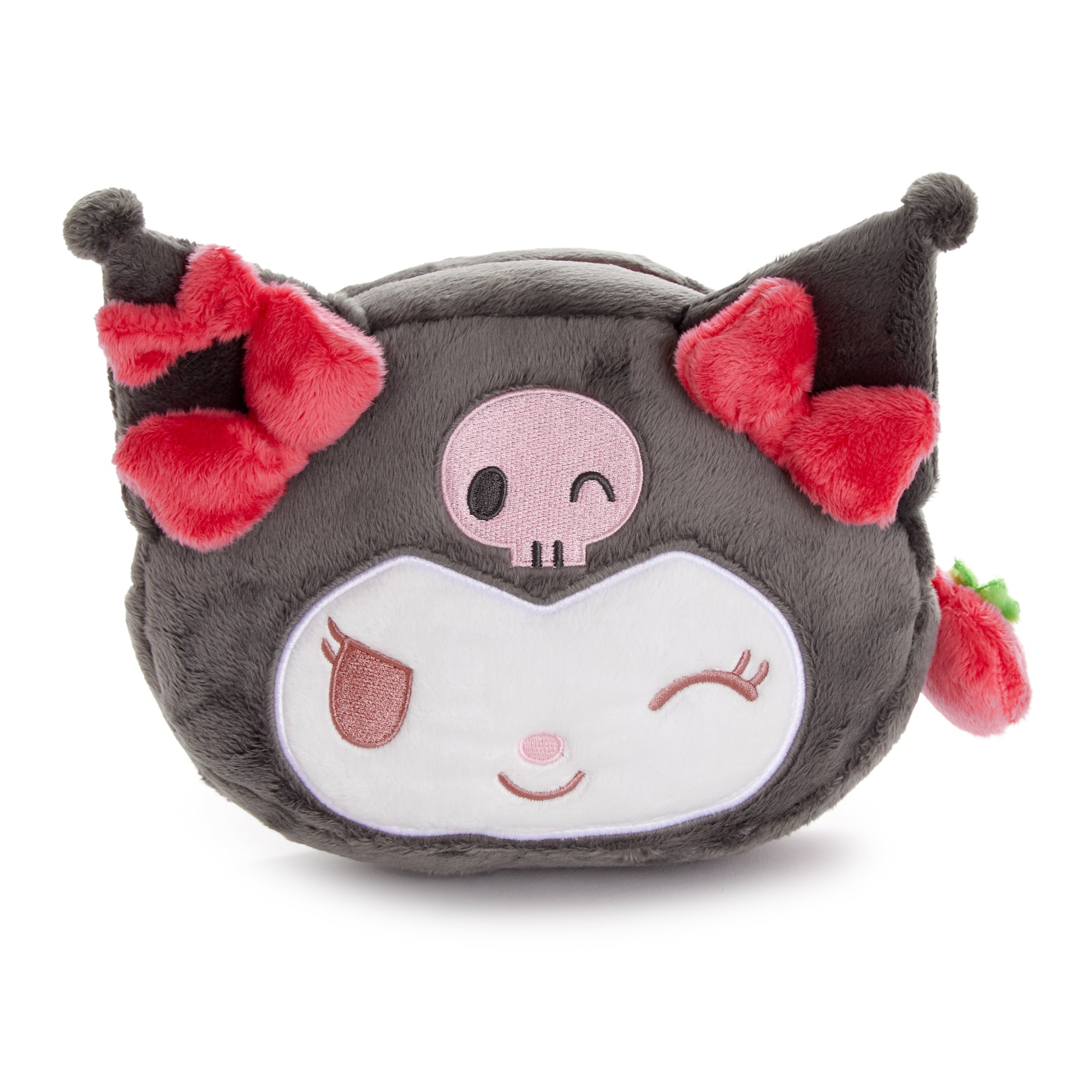 Kuromi Plush Crossbody Bag (Strawberry News 50th Anniversary) - Image 3