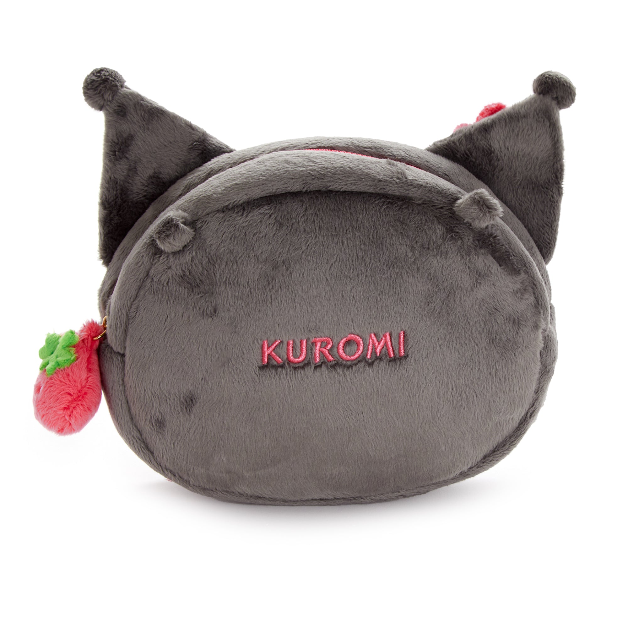 Kuromi Plush Crossbody Bag (Strawberry News 50th Anniversary) - Image 6