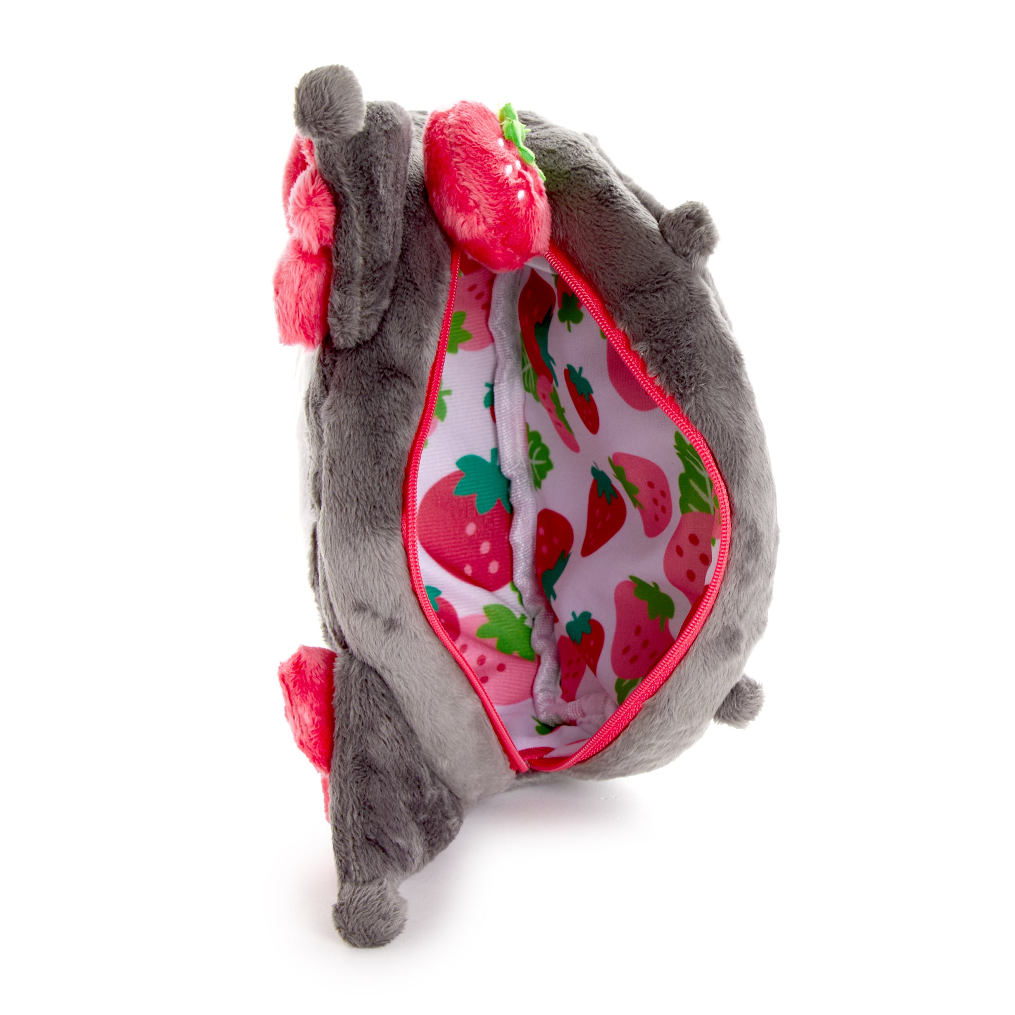 Kuromi Plush Crossbody Bag (Strawberry News 50th Anniversary) - Image 7