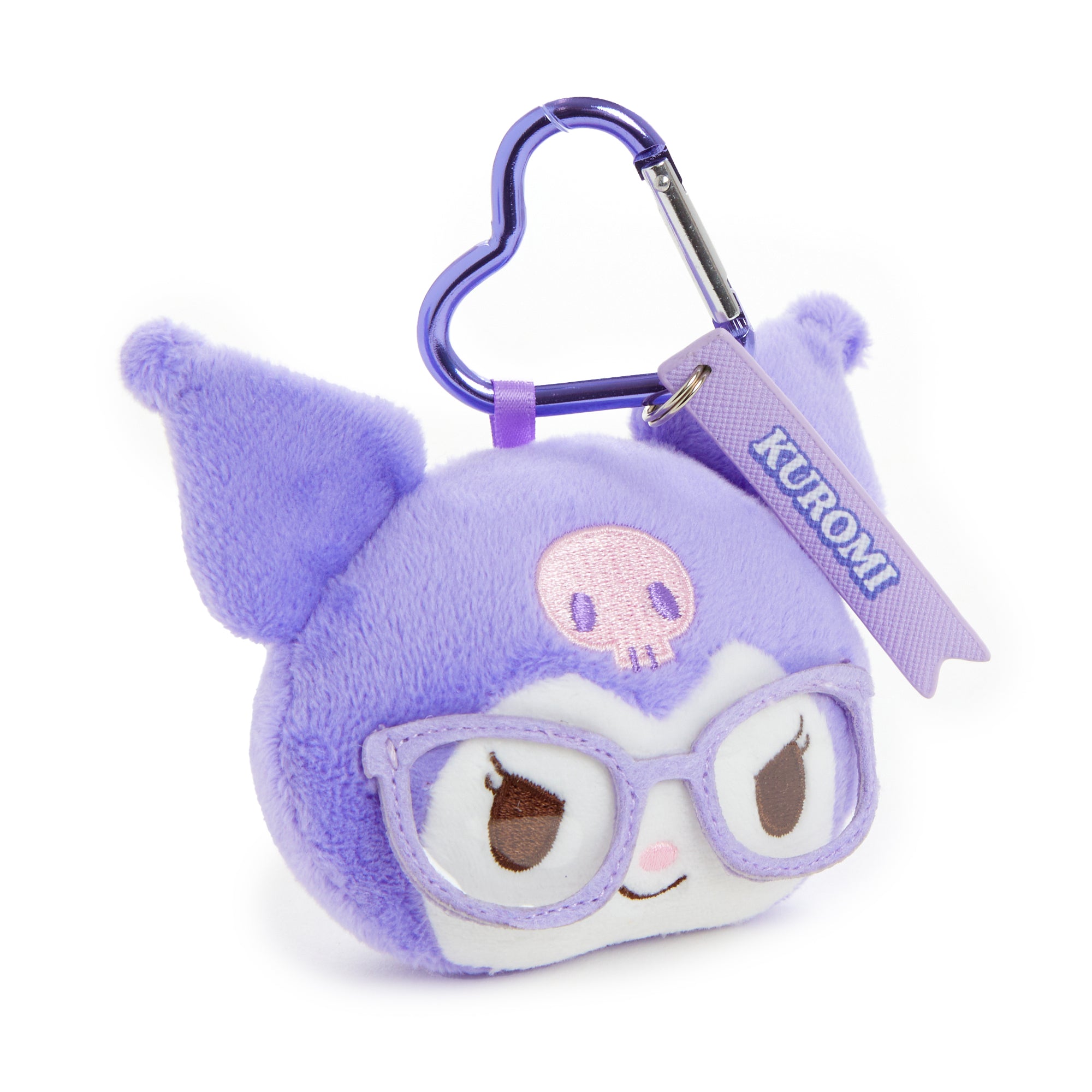 Kuromi Plush Mascot Keychain (Glasses Series) - Image 2