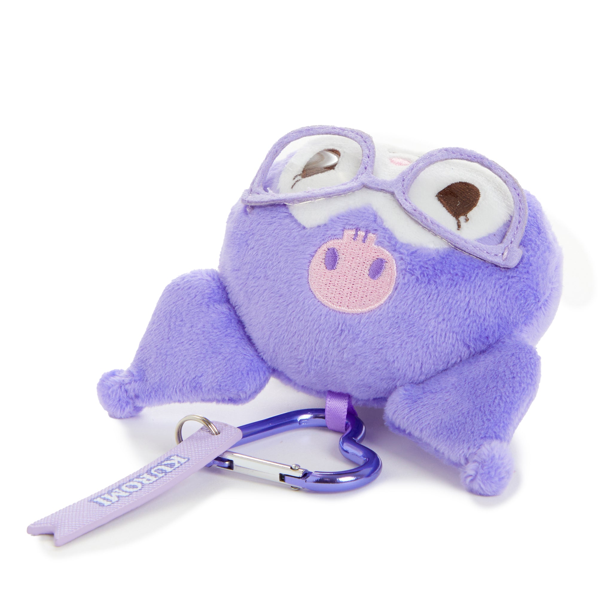 Kuromi Plush Mascot Keychain (Glasses Series) - Image 4