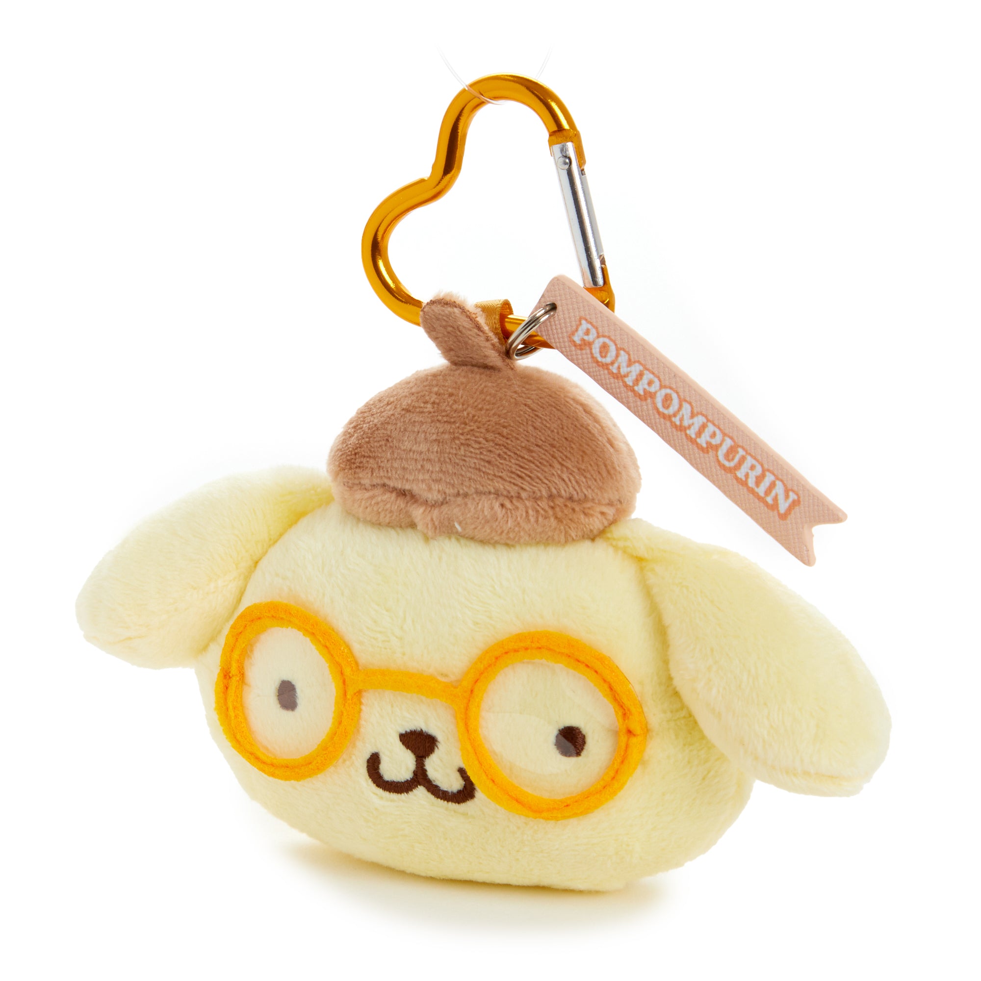 Pompompurin Plush Mascot Keychain (Glasses Series) - Image 2