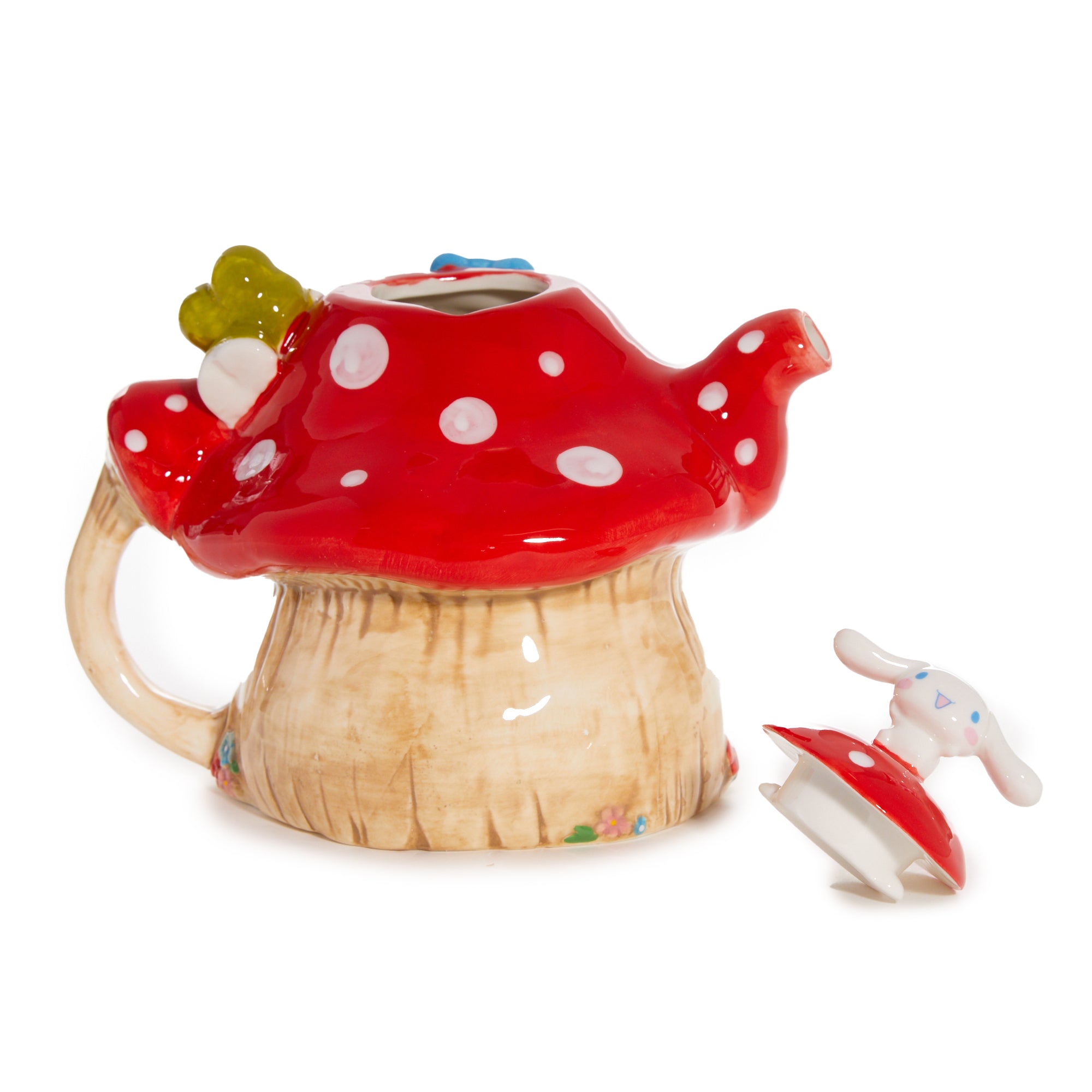 Hello Kitty and Friends Ceramic Mushroom Teapot - Image 4