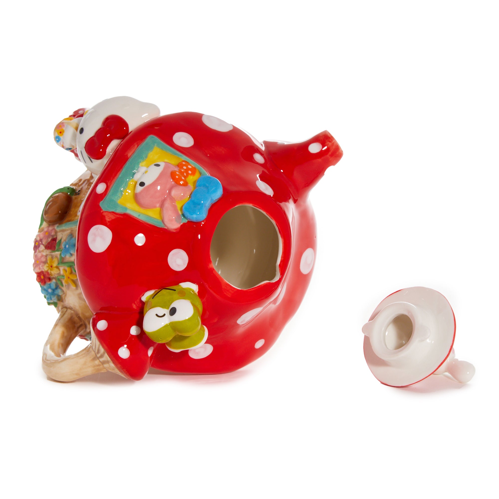 Hello Kitty and Friends Ceramic Mushroom Teapot - Image 5