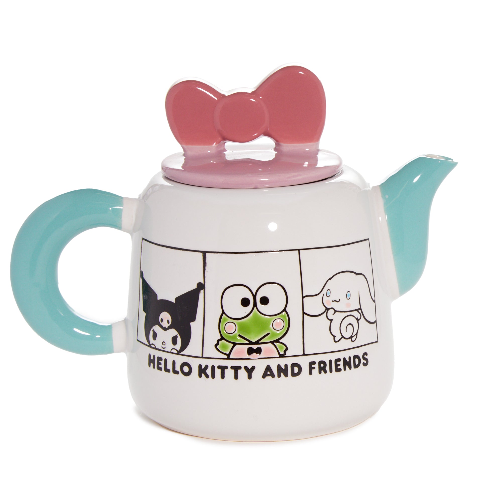 Hello Kitty and Friends Ceramic Grid Teapot - Image 3