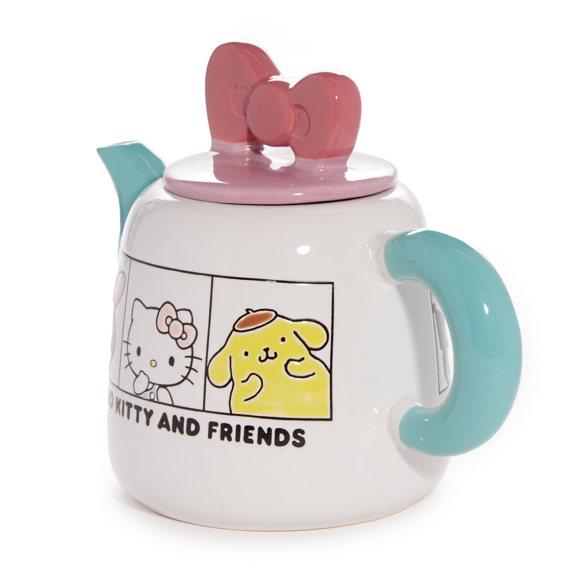 Hello Kitty and Friends Ceramic Grid Teapot - Image 4