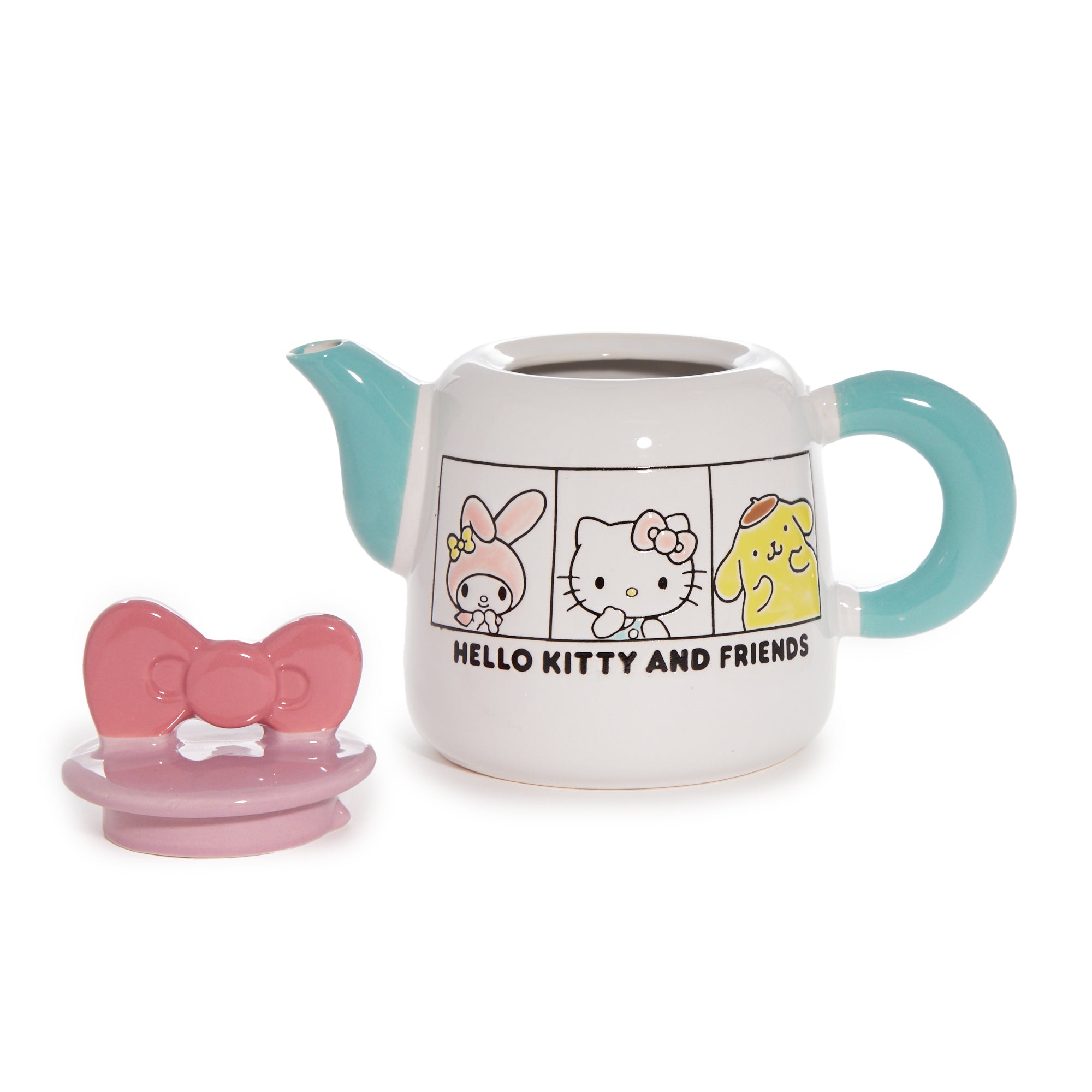 Hello Kitty and Friends Ceramic Grid Teapot - Image 7