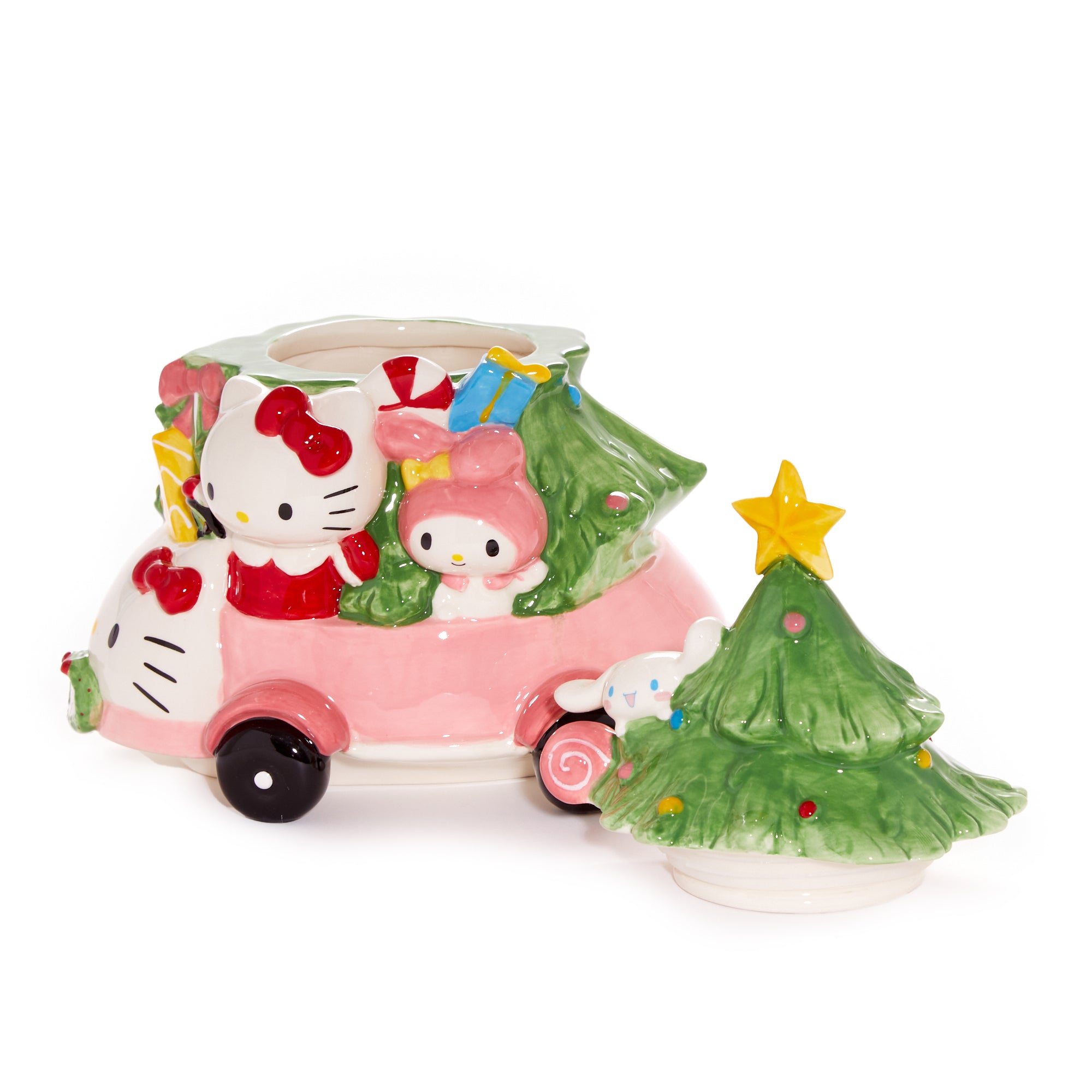 Hello Kitty and Friends Holiday Ceramic Joy Ride Cookie Jar - Image 2