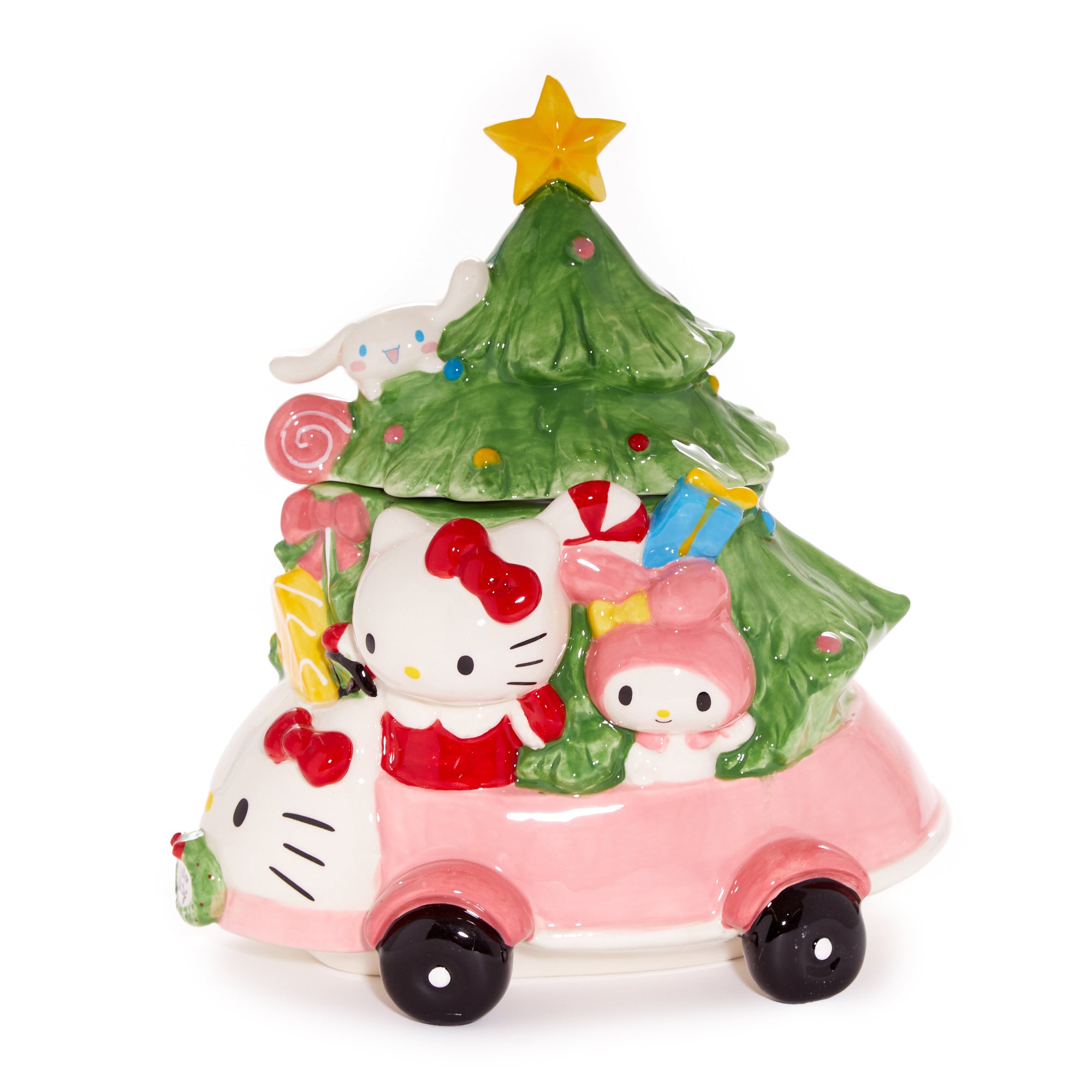 Hello Kitty and Friends Holiday Ceramic Joy Ride Cookie Jar - Image 6
