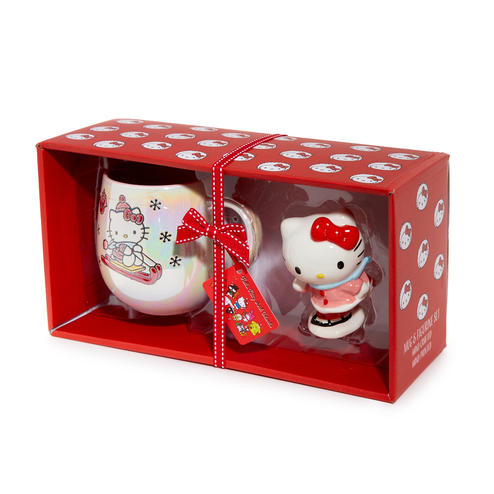 Hello Kitty Holiday Ski Ceramic Mug and Figurine Gift Set - Image 2