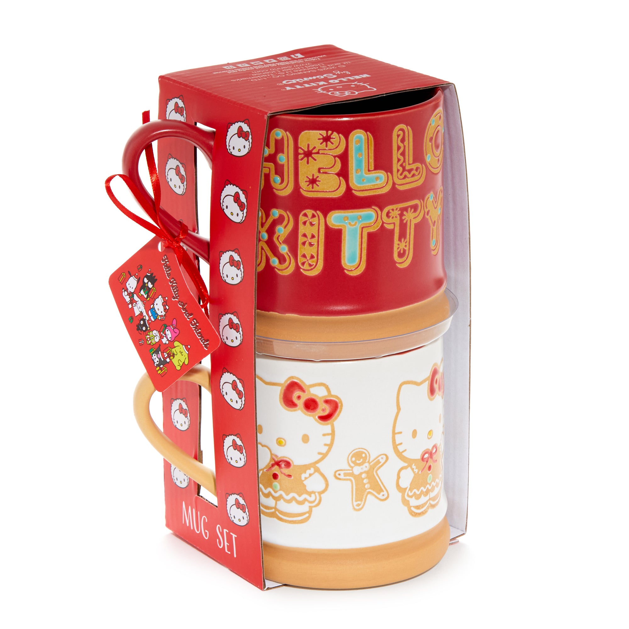 Hello Kitty Gingerbread Holiday Ceramic Mug Gift Set (Set of 2) - Image 2