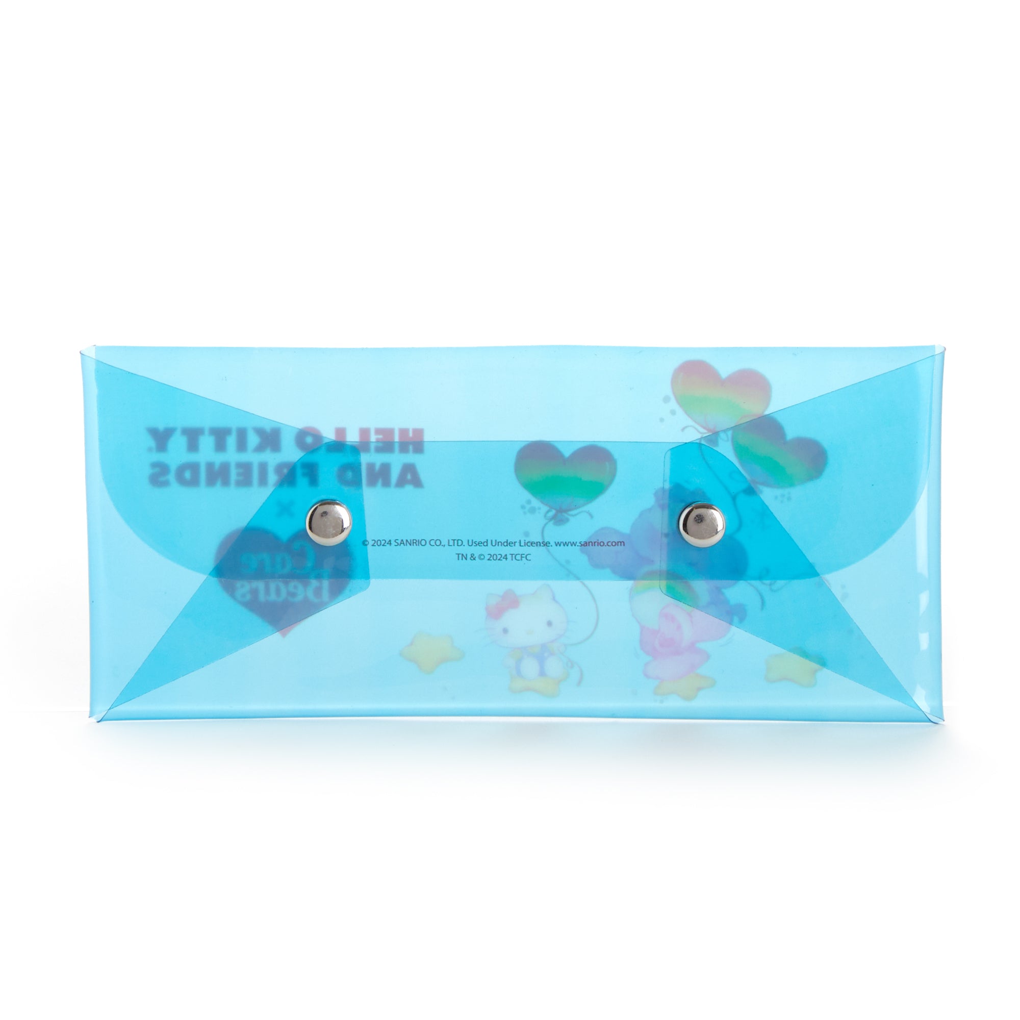 Hello Kitty x Care Bears Translucent Blue Pencil Case - Image 4