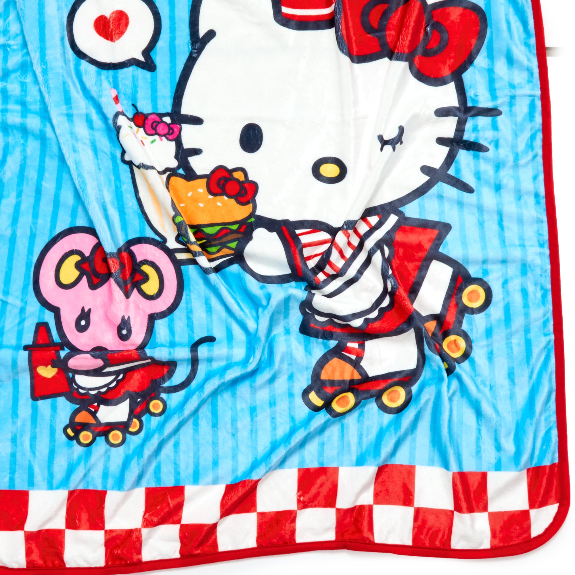 Hello Kitty Throw Blanket (Classic Carhop Series) - Image 3
