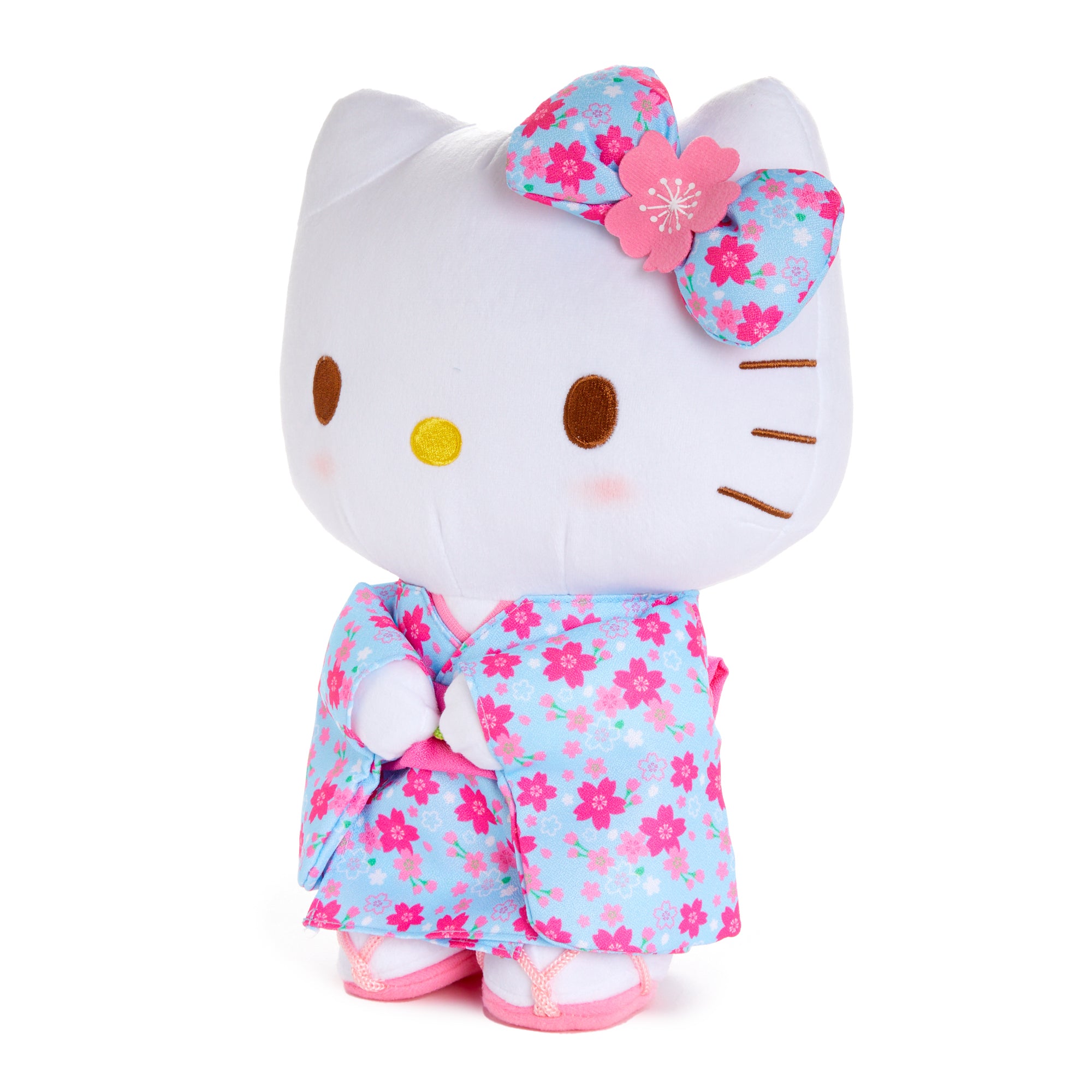 Hello Kitty 12 Blue Standing Plush (Spring Kimono Series) - Image 2