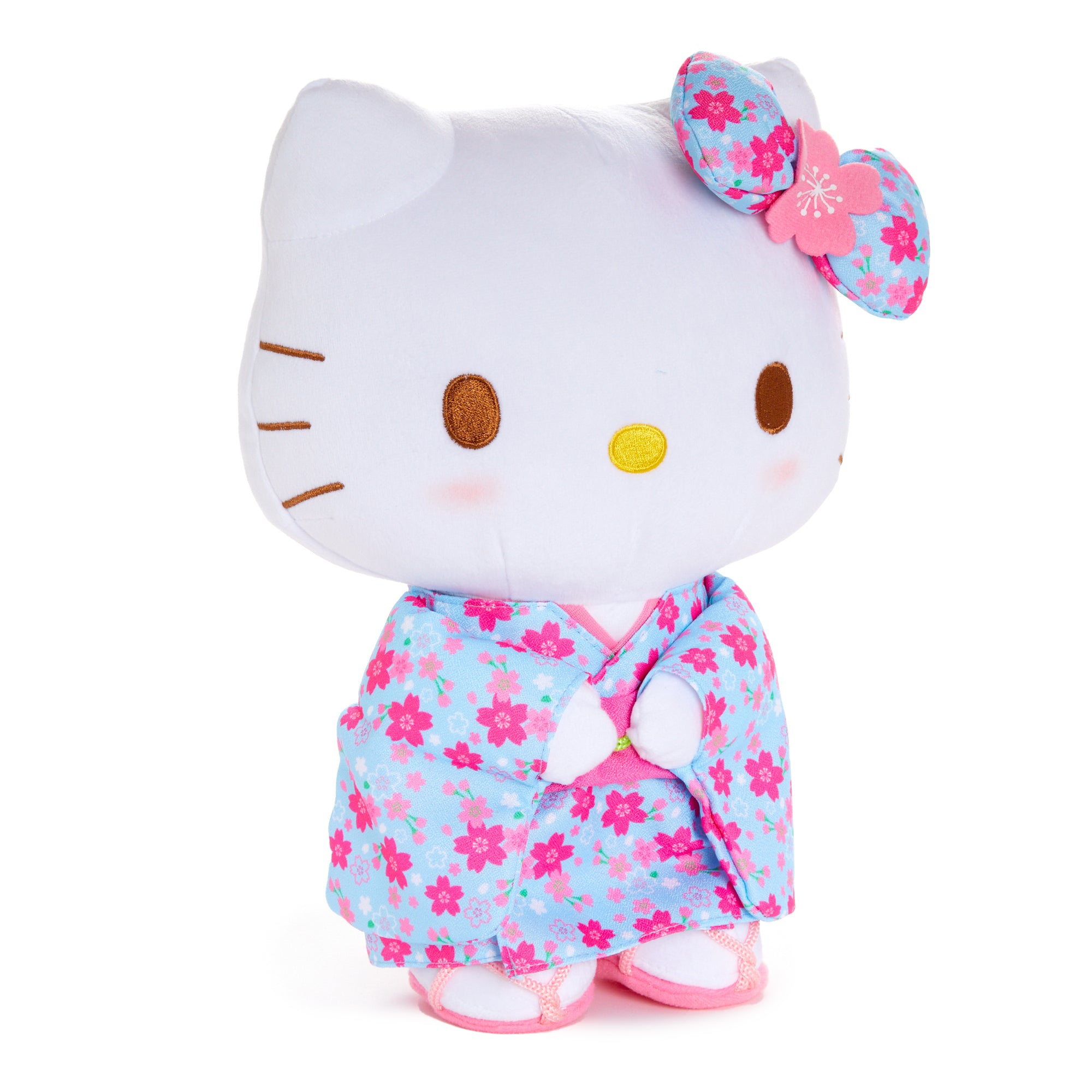 Hello Kitty 12 Blue Standing Plush (Spring Kimono Series) - Image 3