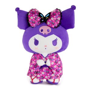 Kuromi 14 Pink Standing Plush (Spring Kimono Series)