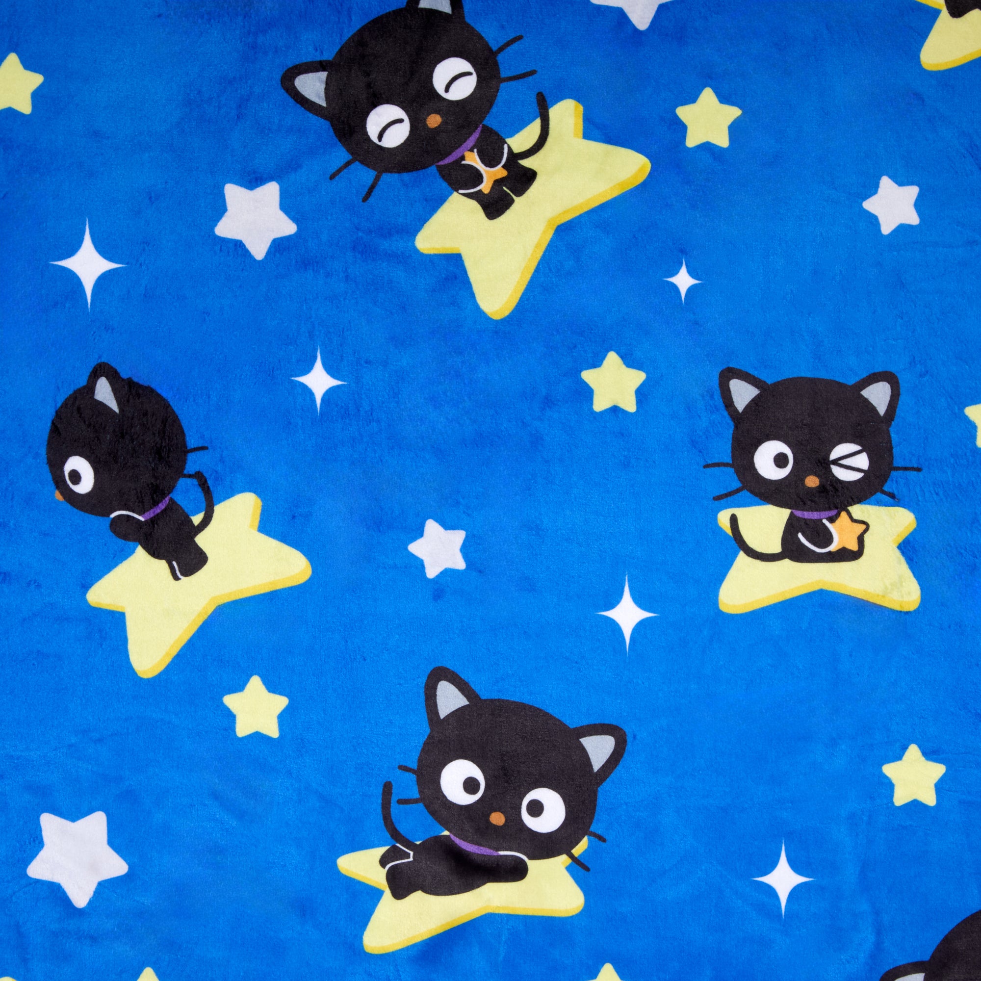 Chococat Starry Night Throw Blanket - Image 3