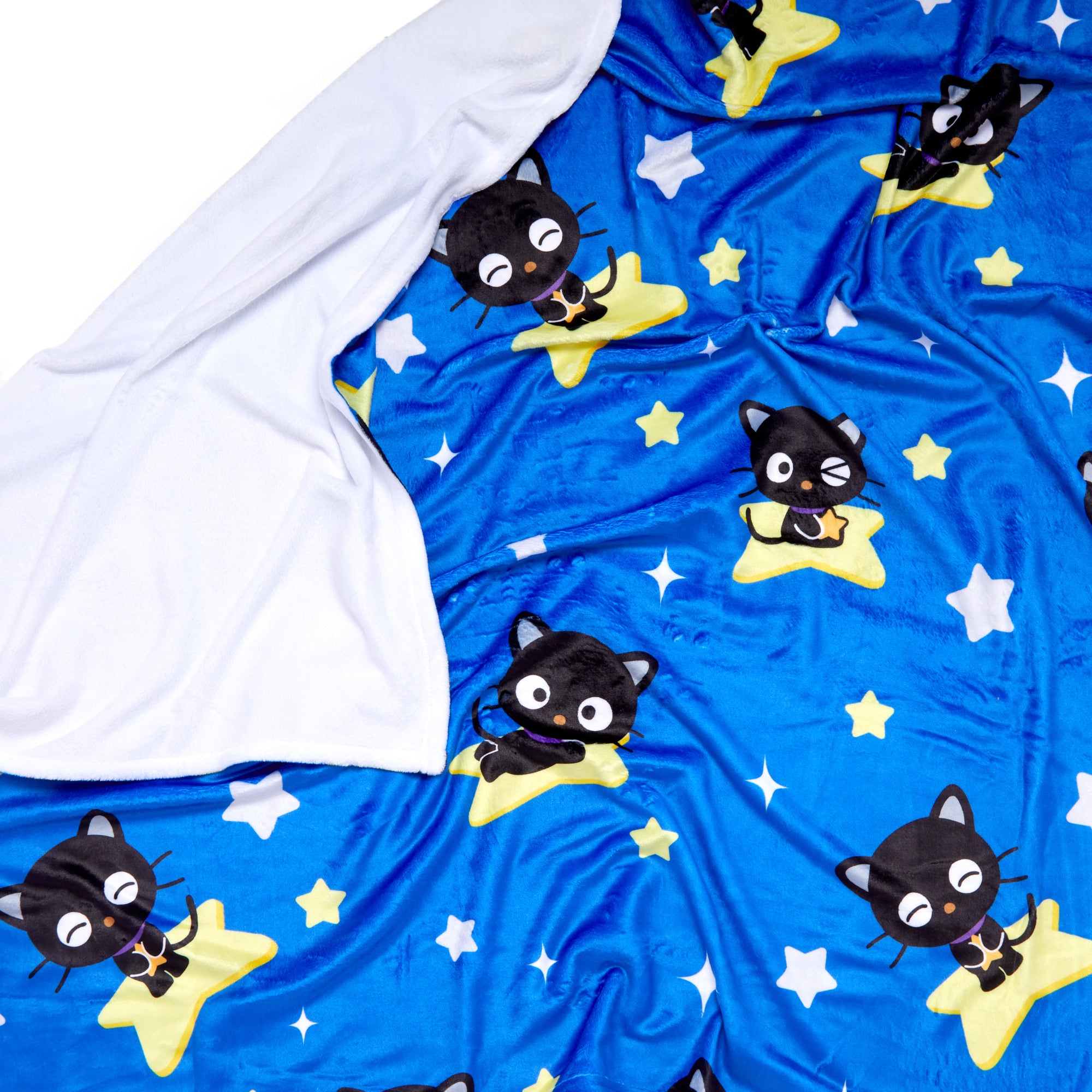 Chococat Starry Night Throw Blanket - Image 4